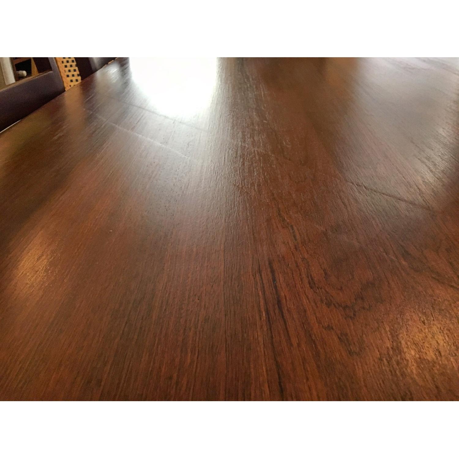 Solid Mahogany Dining Room Table w/ 6 Chairs - image-3