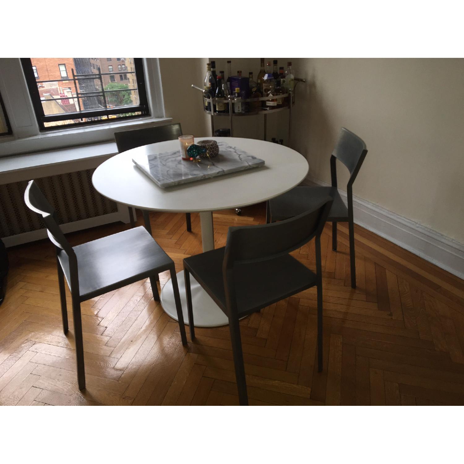 CB2 Dining Table w/ 4 Chairs - AptDeco