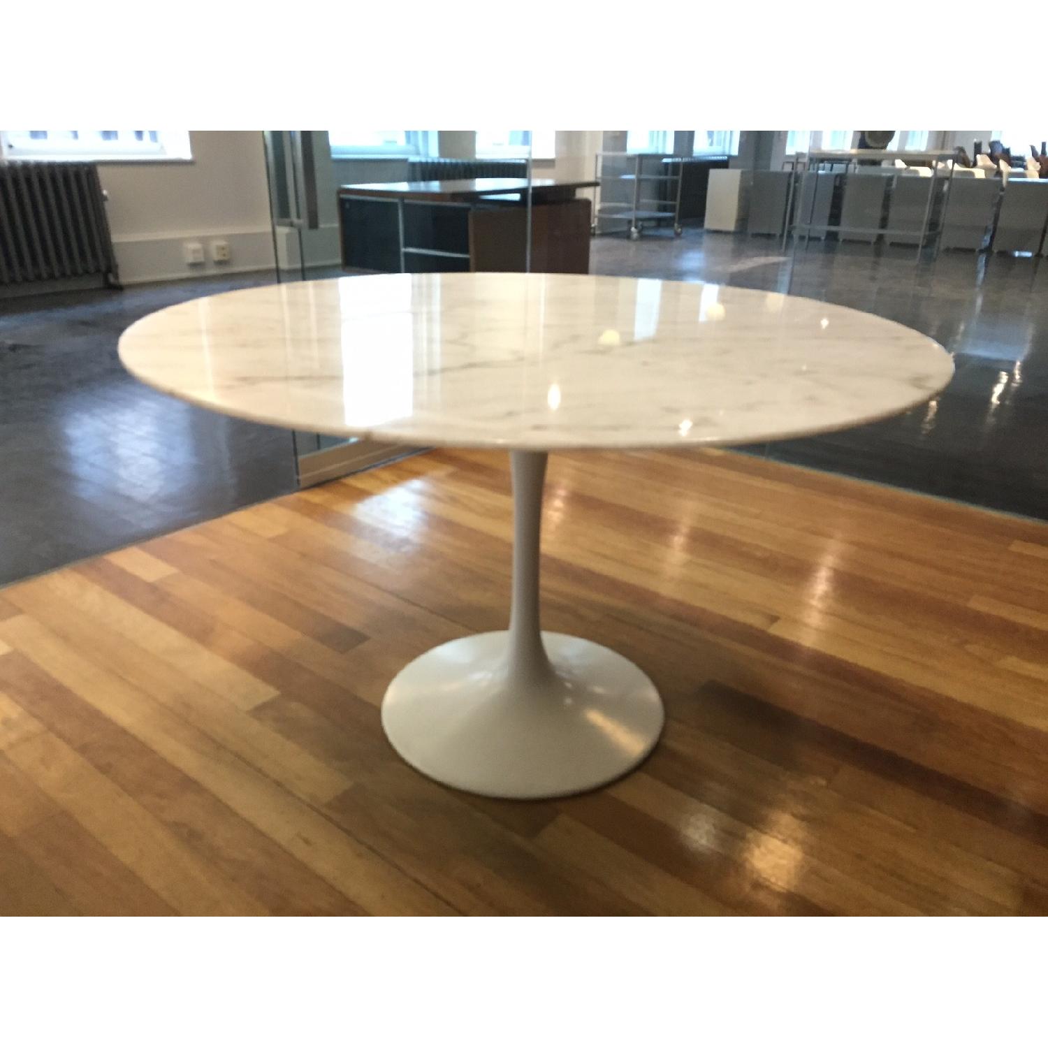 White on White ES Marble Dining Table - image-1