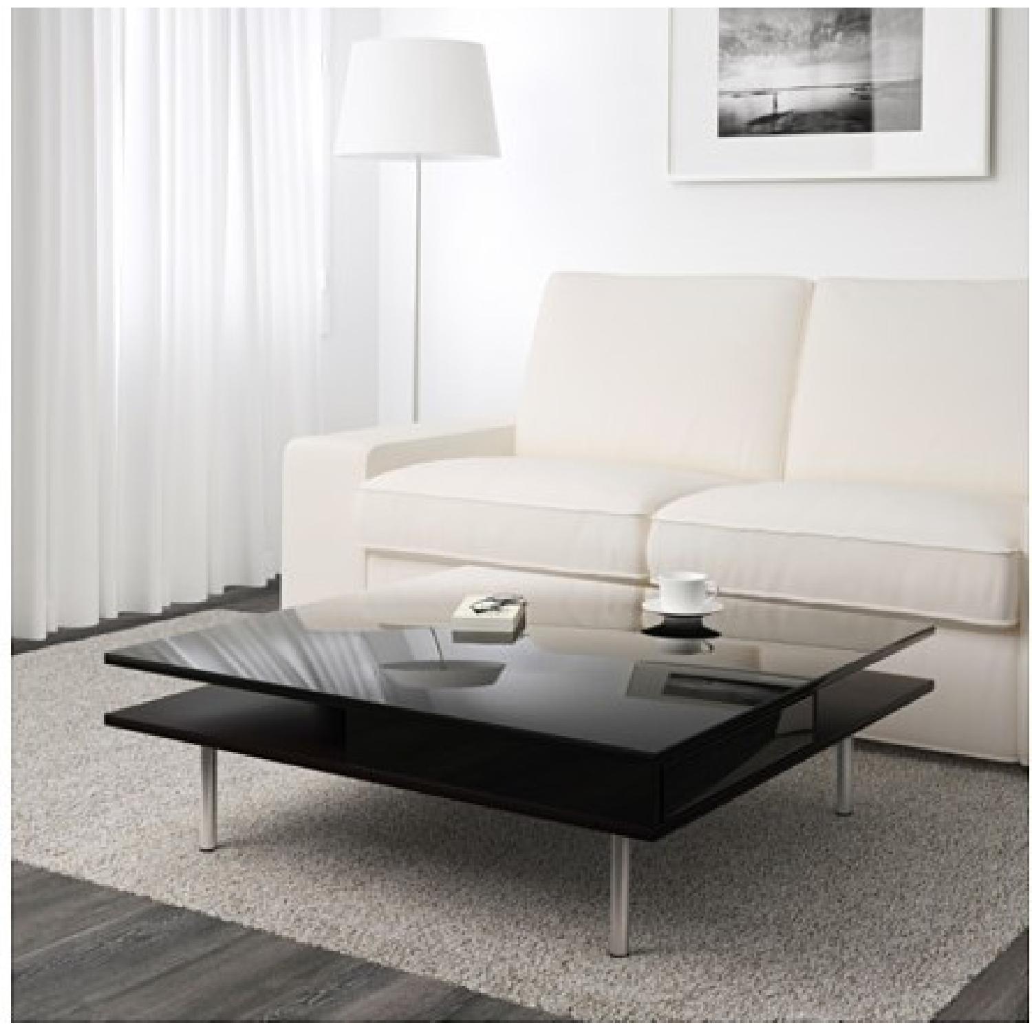 Ikea Black Gloss Coffee Table - image-2