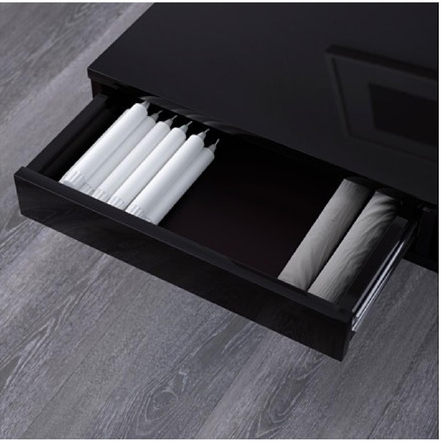 Ikea Black Gloss Coffee Table - image-3