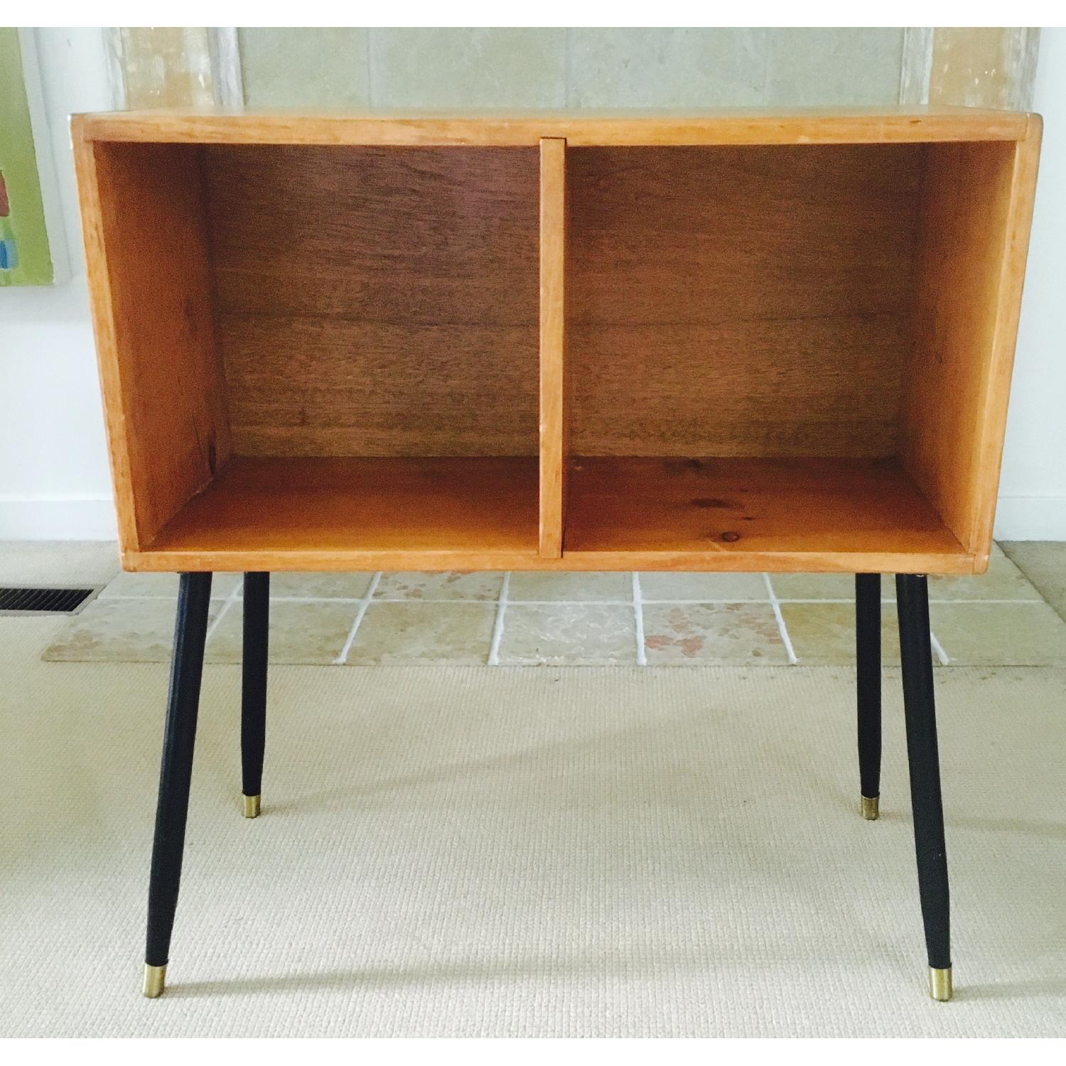 Vintage LP Record Album Storage Cabinet - image-1