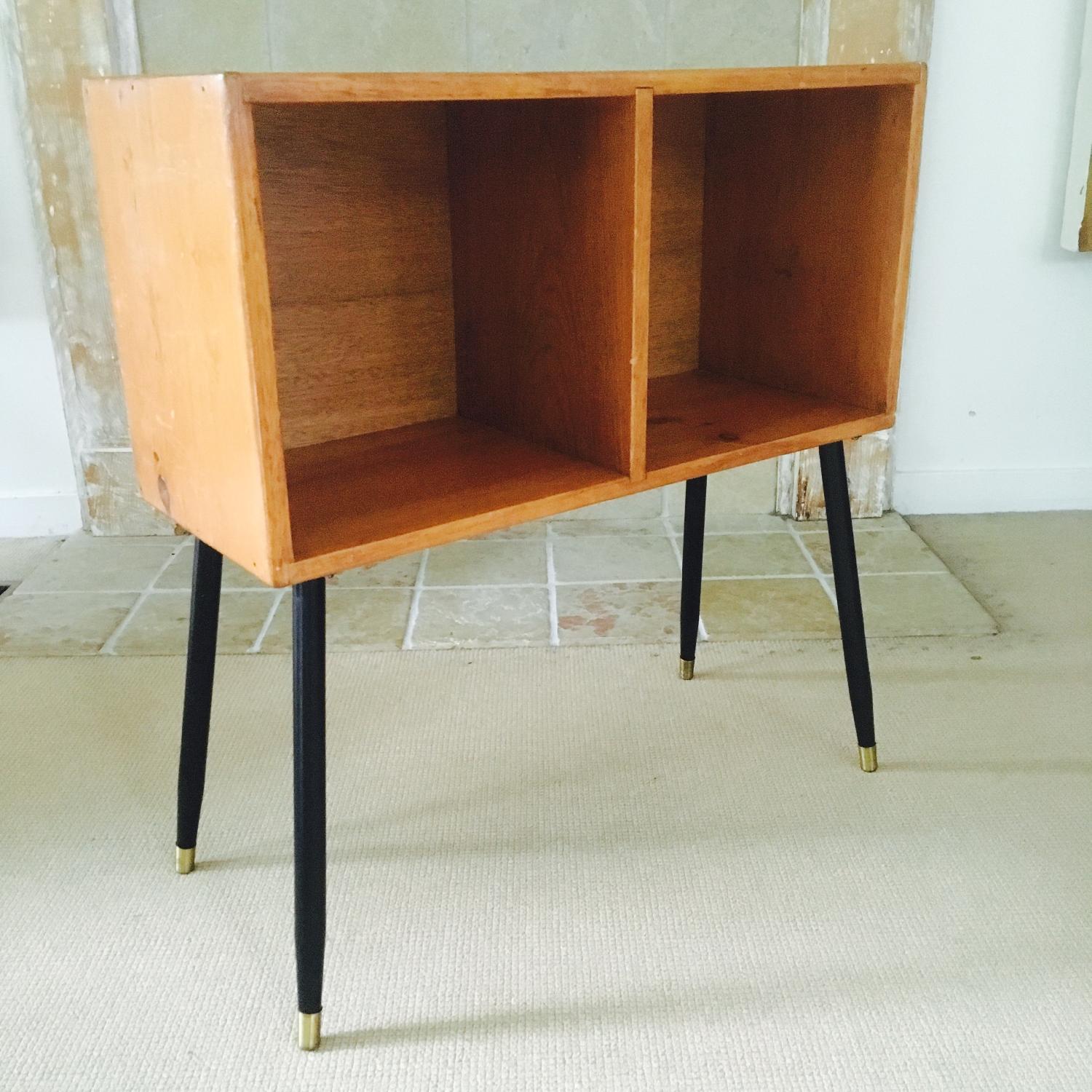 Vintage LP Record Album Storage Cabinet - image-2