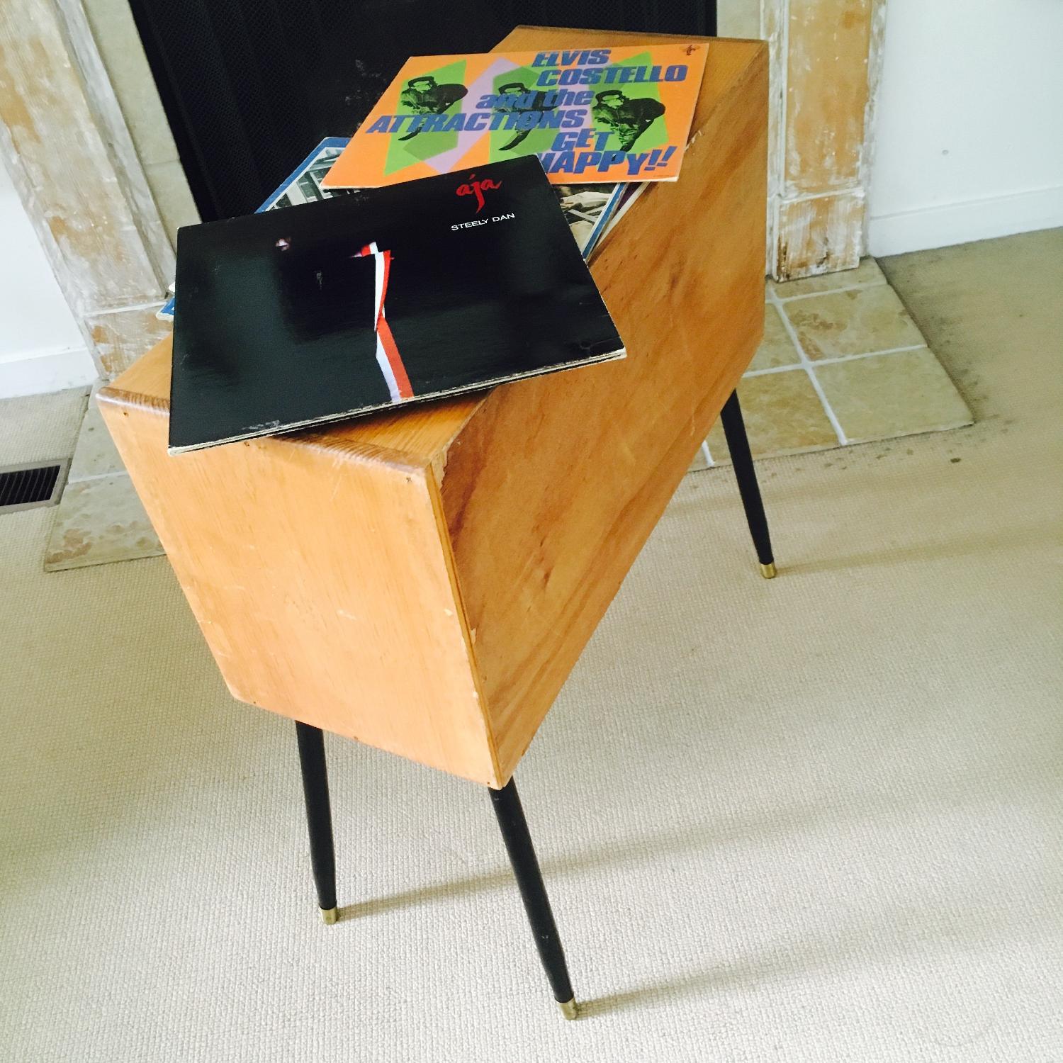 Vintage LP Record Album Storage Cabinet - image-6