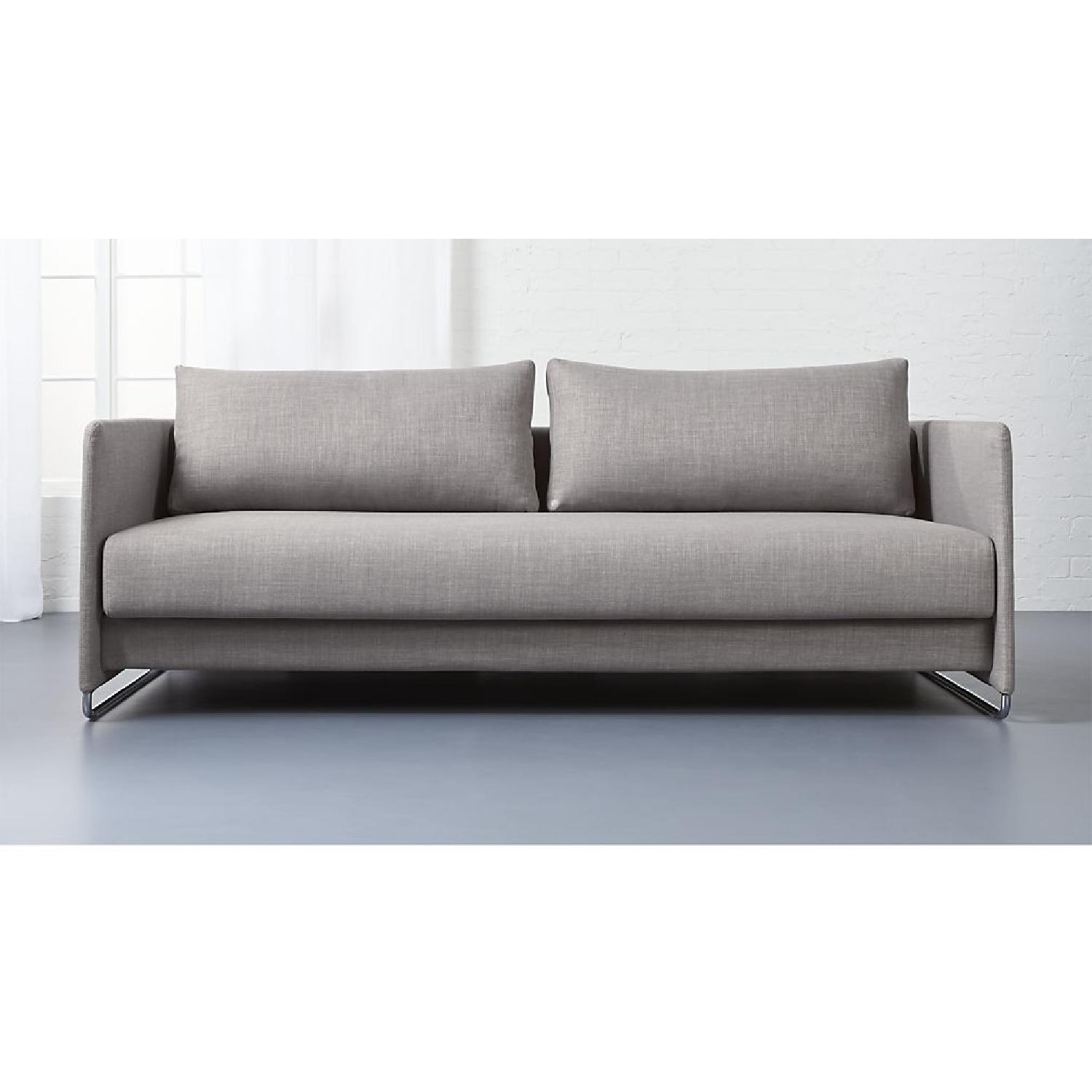 CB2 Tandom Sleeper Sofa in Grey - image-3