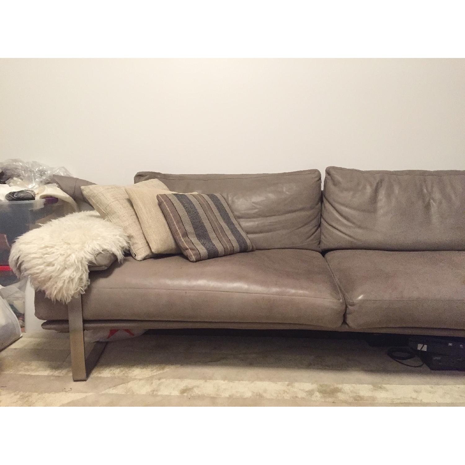 Molteni & C Still Leather Sofa - image-2