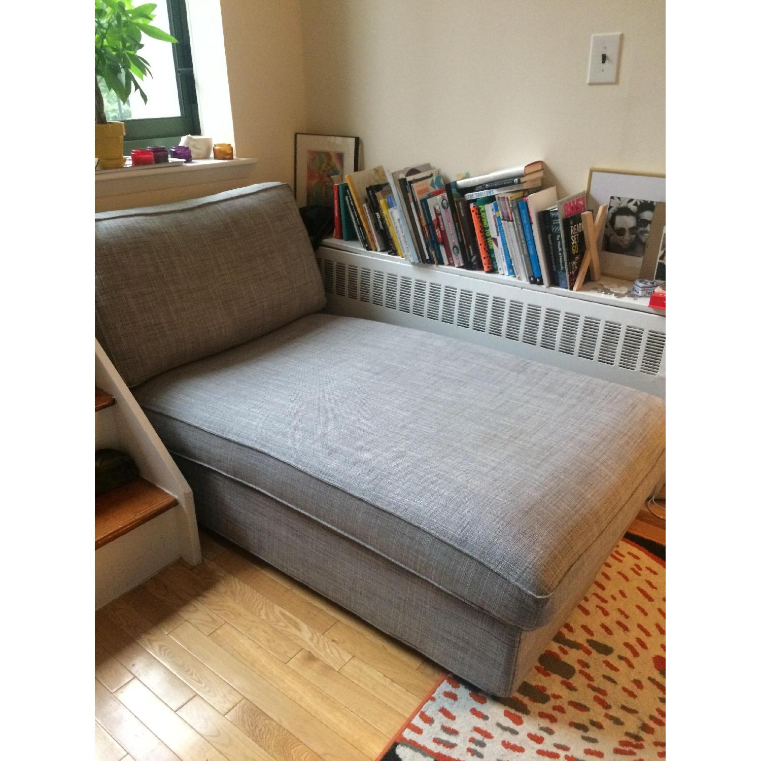 Ikea Kivik Chaise Lounge in Isunda Gray - image-2