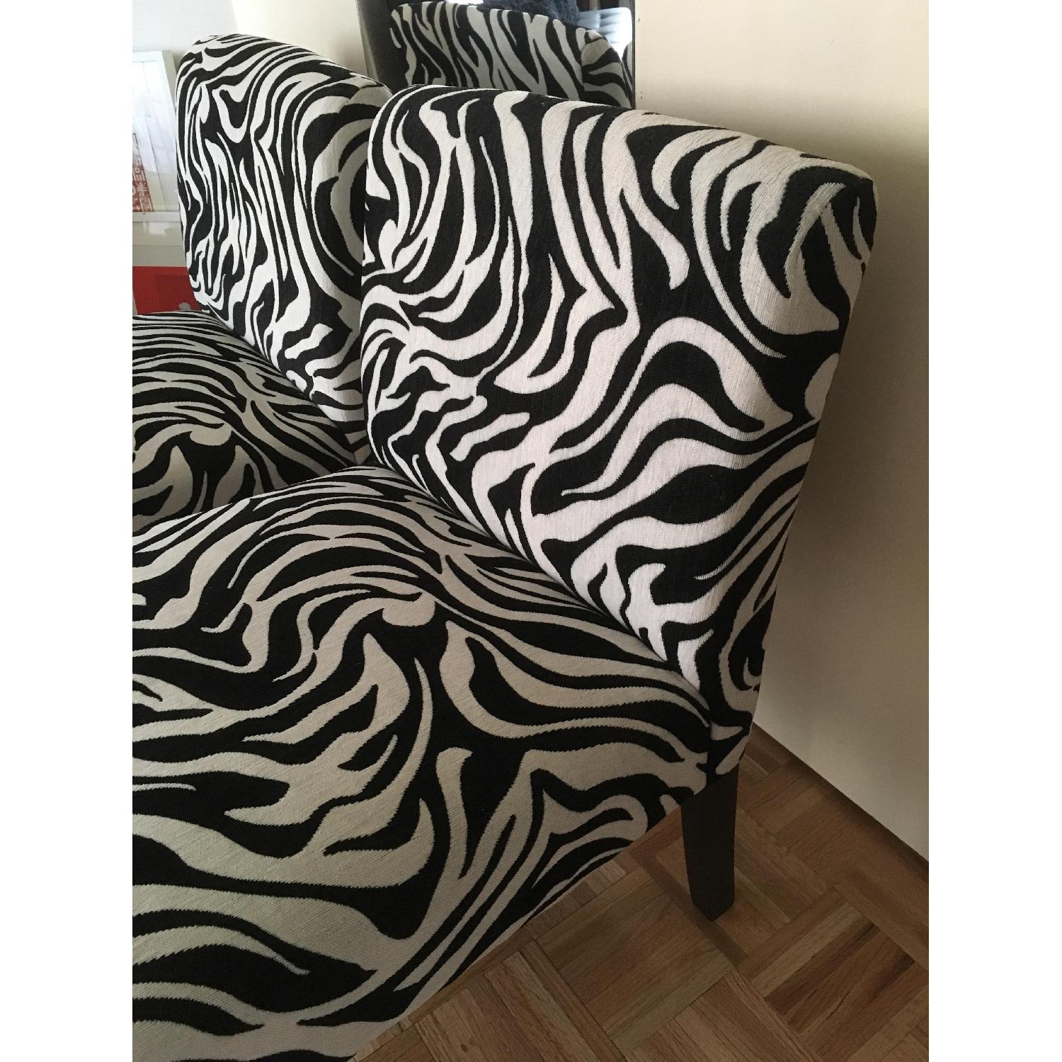 Zebra Patterned Chairs - image-4