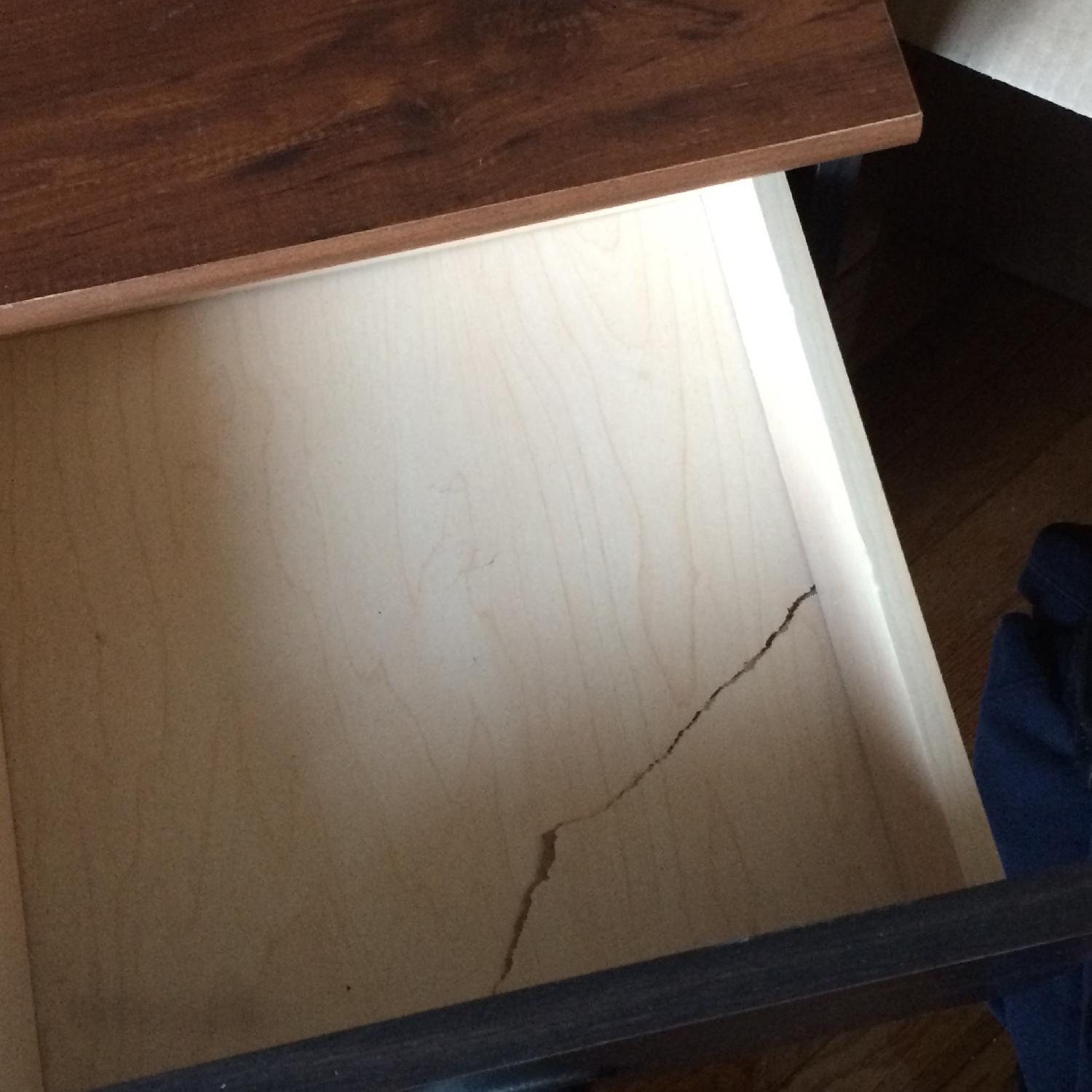 Office Depot RealSpace Desk w/ Hutch & Filing Cabinet - image-3