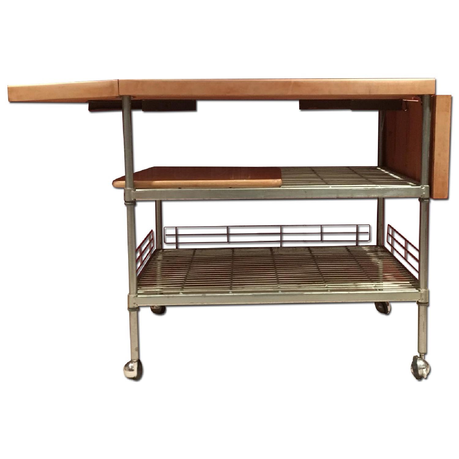 Industrial Butcher Block/Kitchen Island - image-0