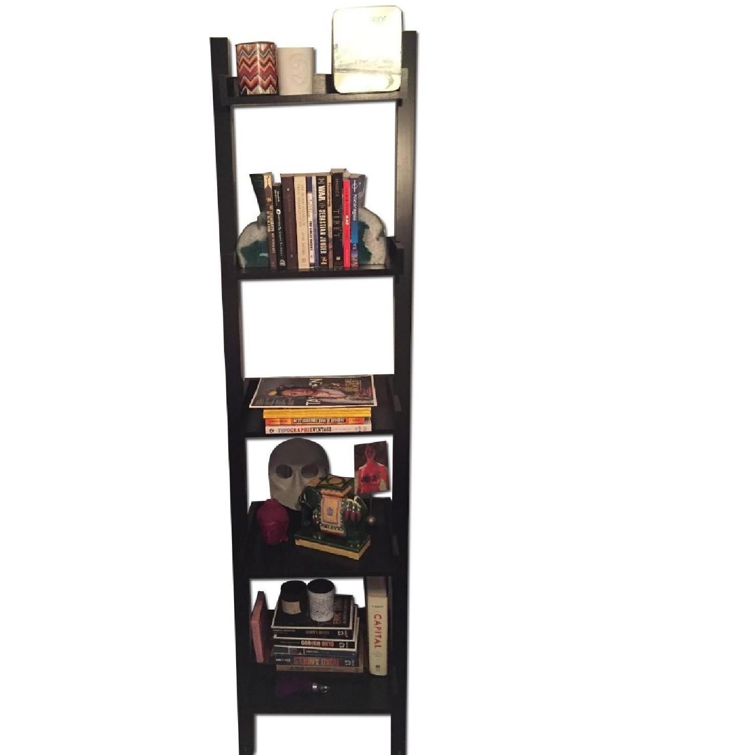 Container Store Ladder Leaning Bookcase - image-2