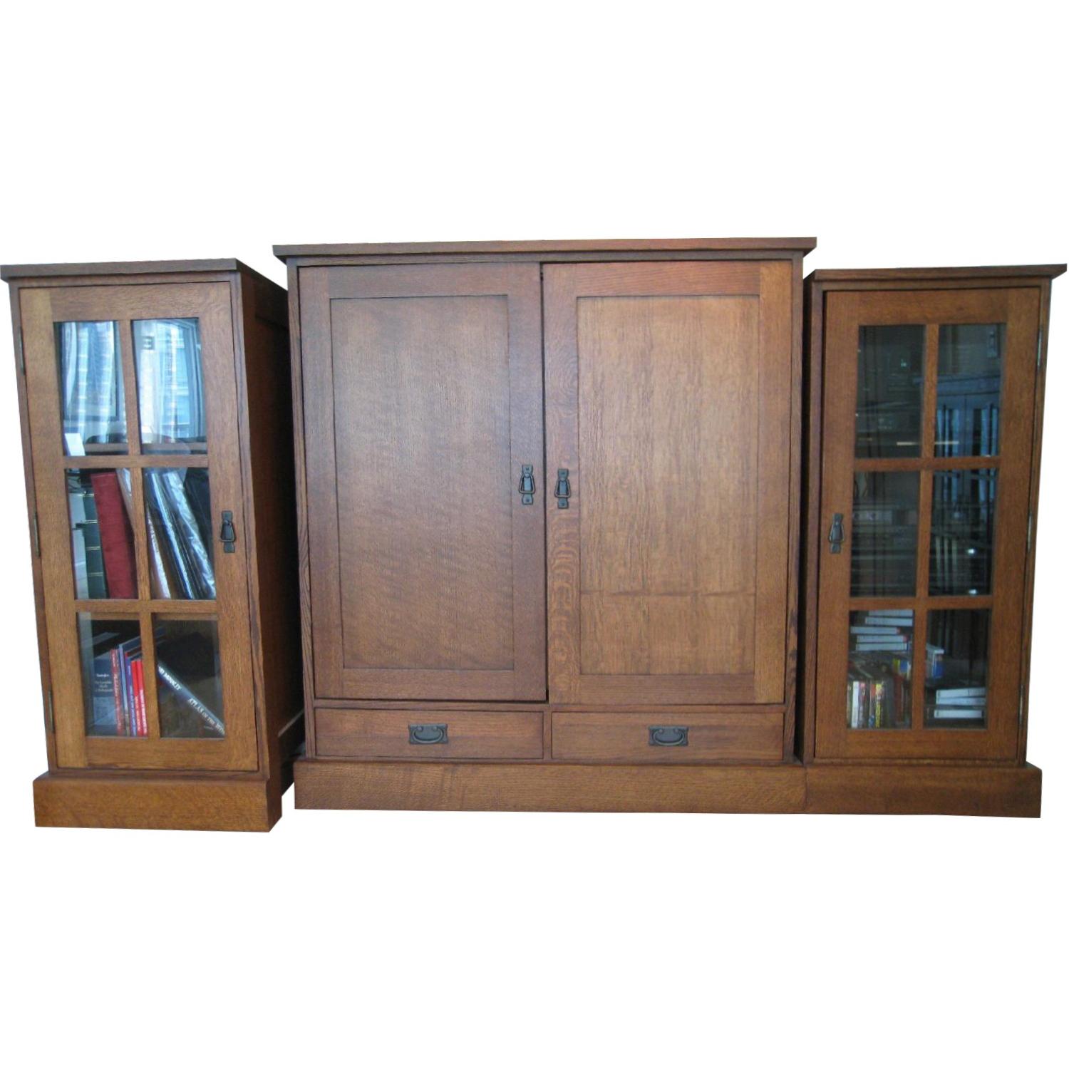 Mission Stereo Component Cabinet - image-1
