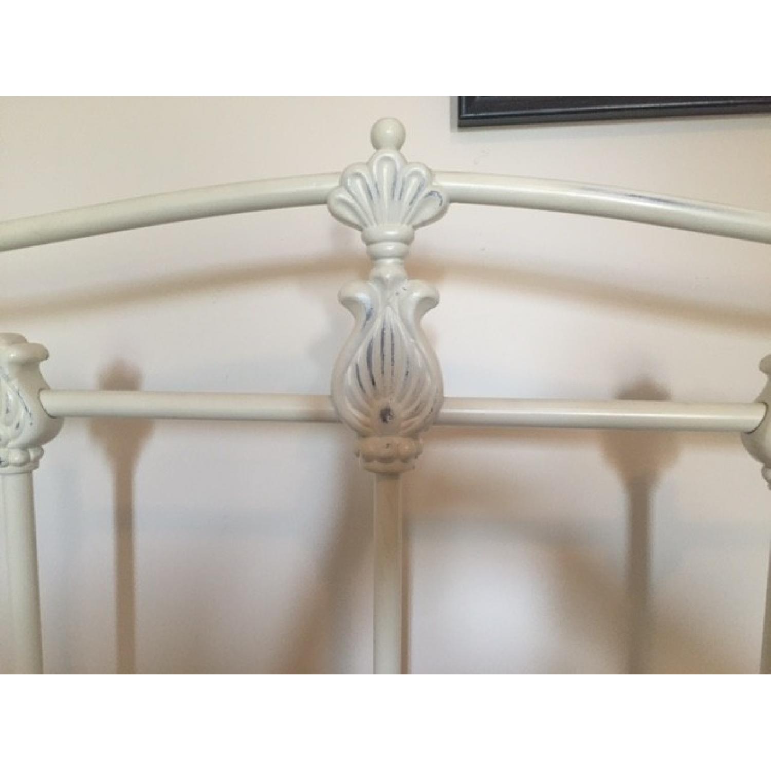 Pottery Barn Teen Full Size Iron Bed Frame - image-3