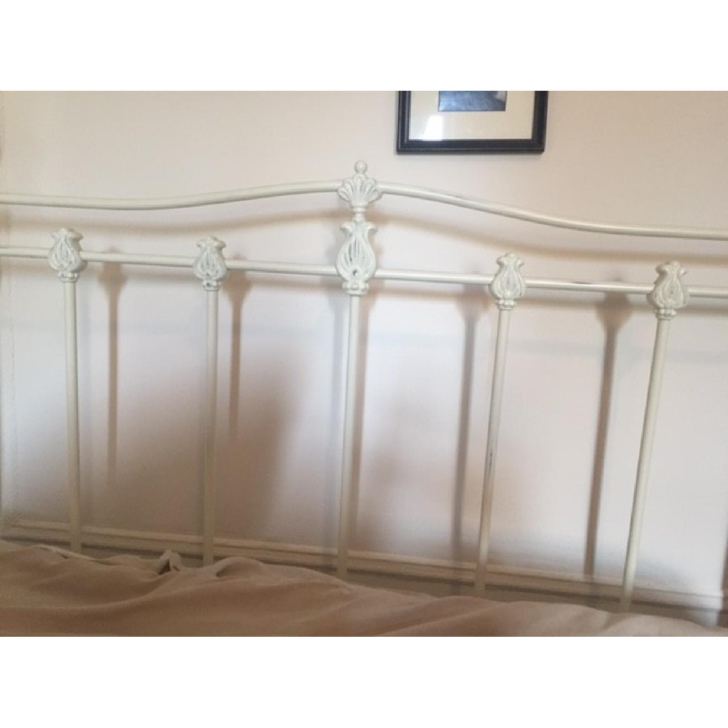 Pottery Barn Teen Full Size Iron Bed Frame - image-4
