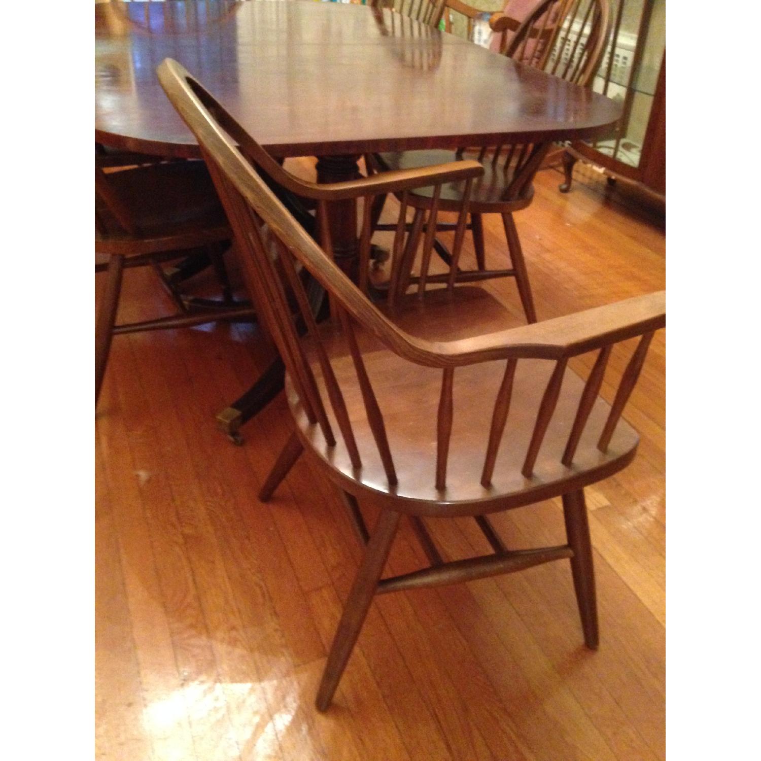 Extendable Mid Century Wooden Dining Set - image-4
