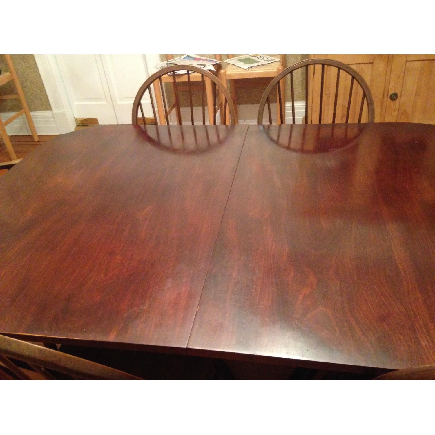 Extendable Mid Century Wooden Dining Set - image-9