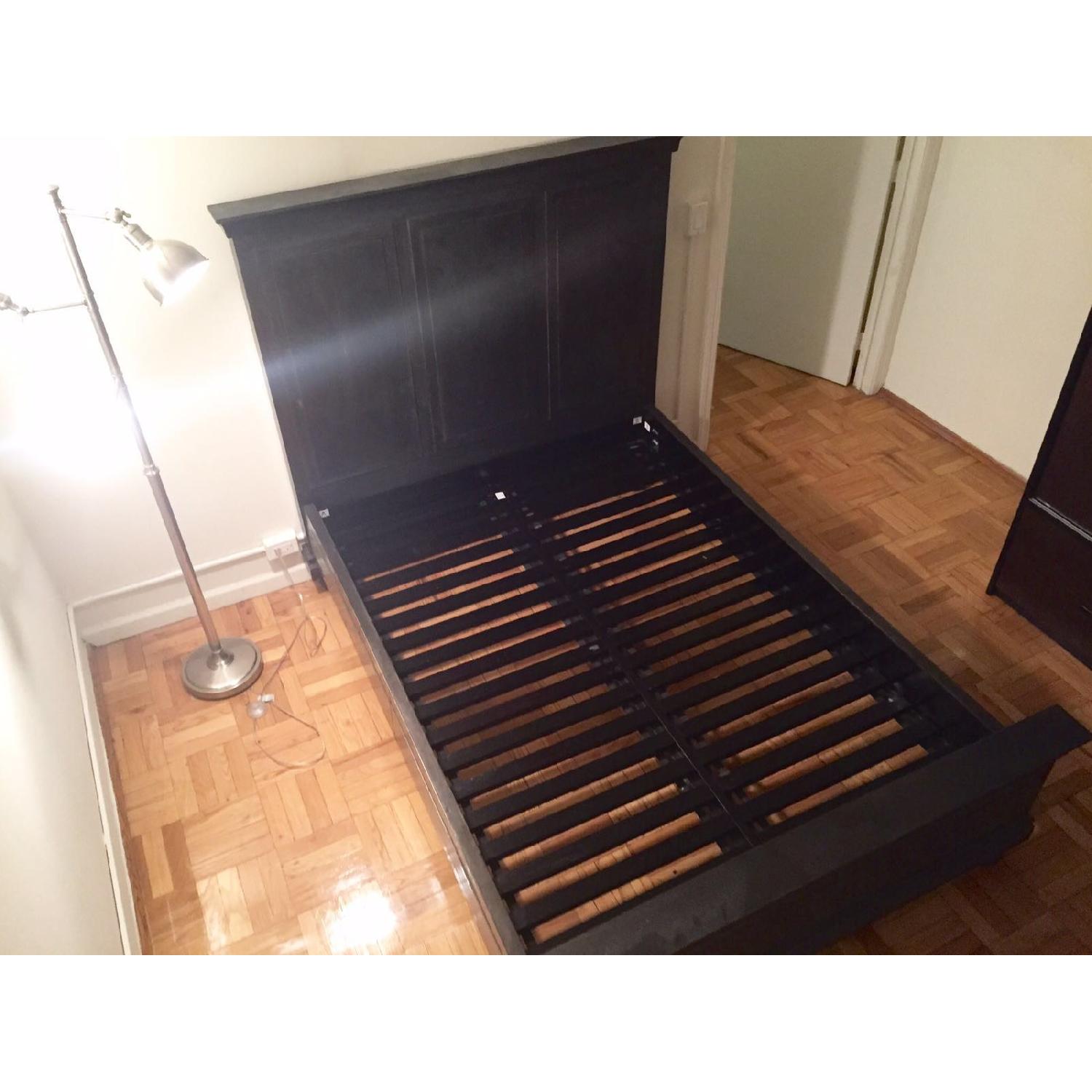 Restoration Hardware Annecy Metal-Wrapped Full Size Bed Frame - image-1