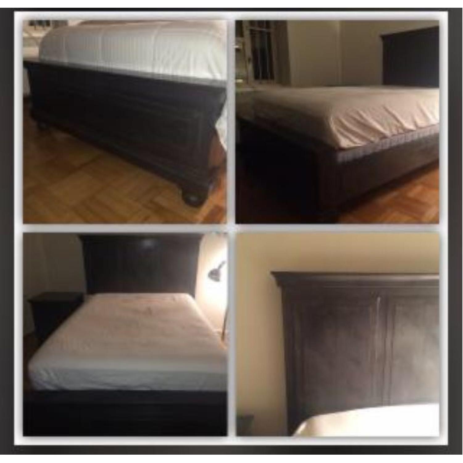 Restoration Hardware Annecy Metal-Wrapped Full Size Bed Frame - image-3