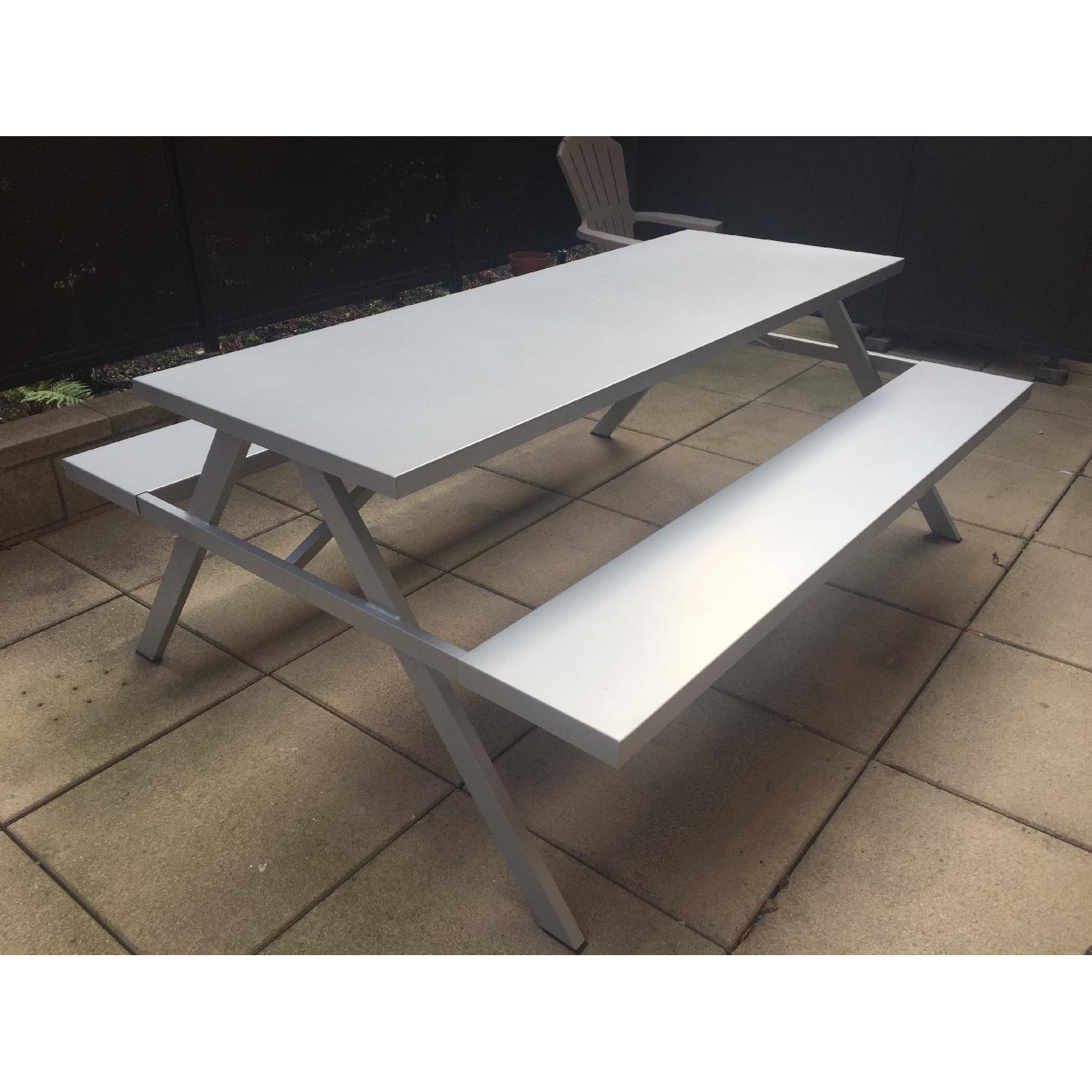CB2 A-Frame Picnic Table - image-2