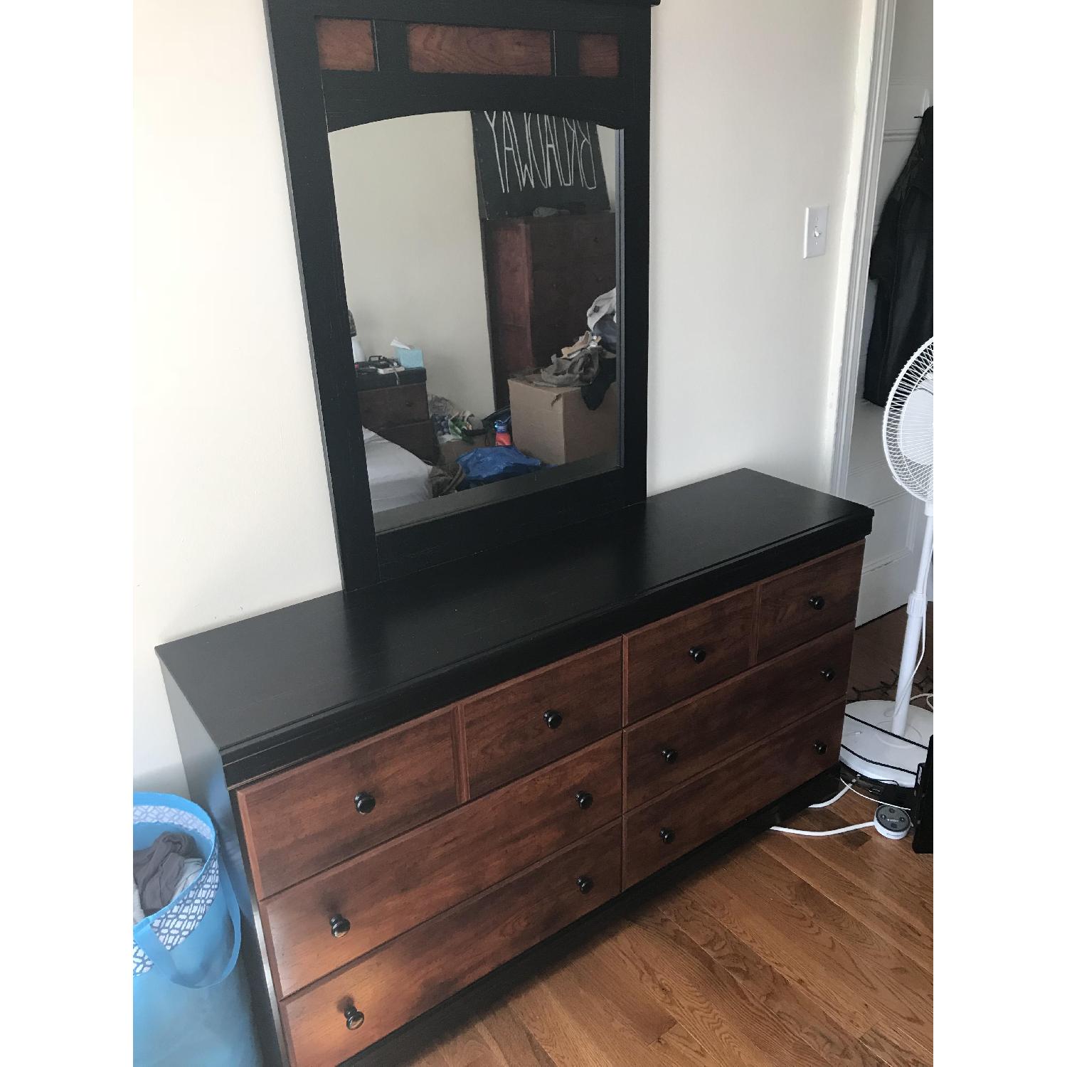 Ashley Aimwell 6 Drawer Dresser w/ Mirror - image-1