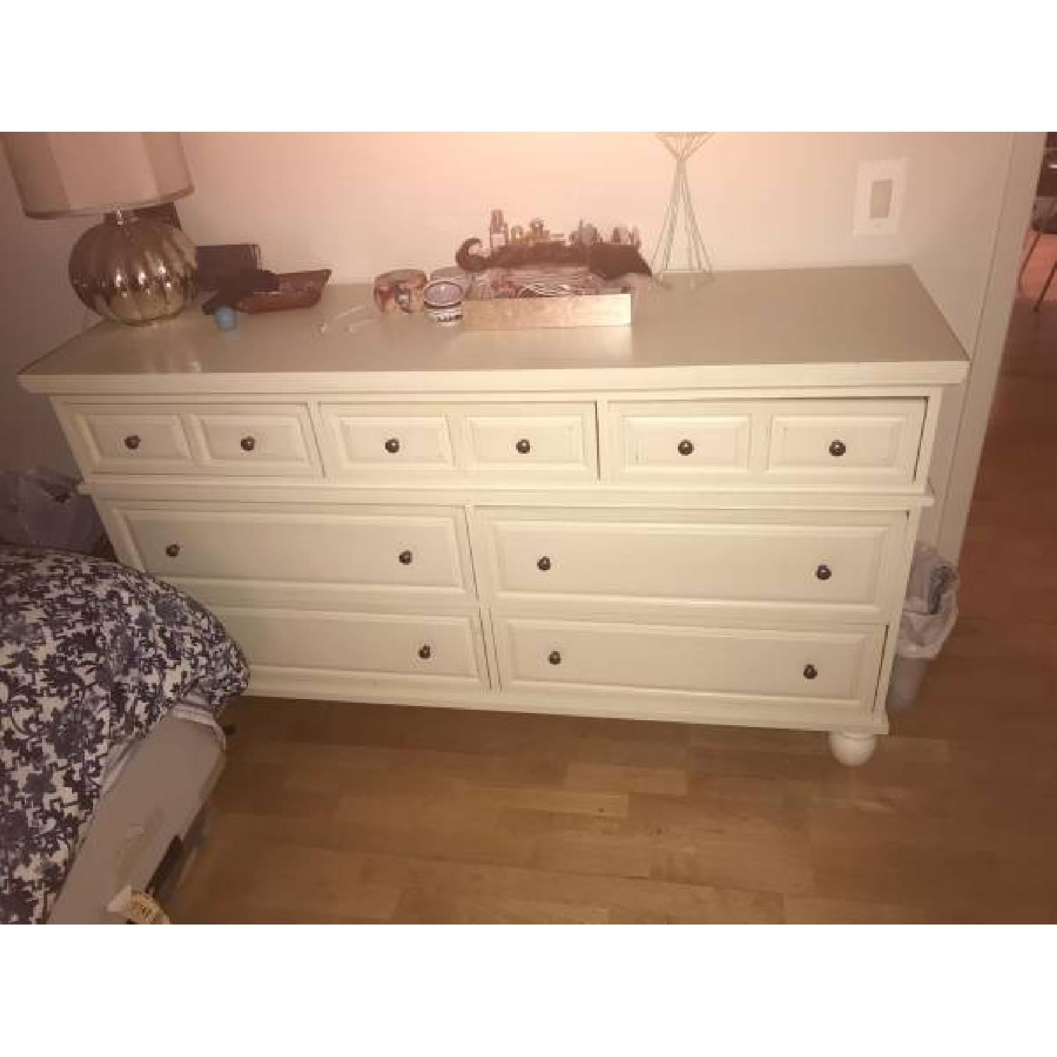 Pier 1 Antique White 7-Drawer Dresser - image-1
