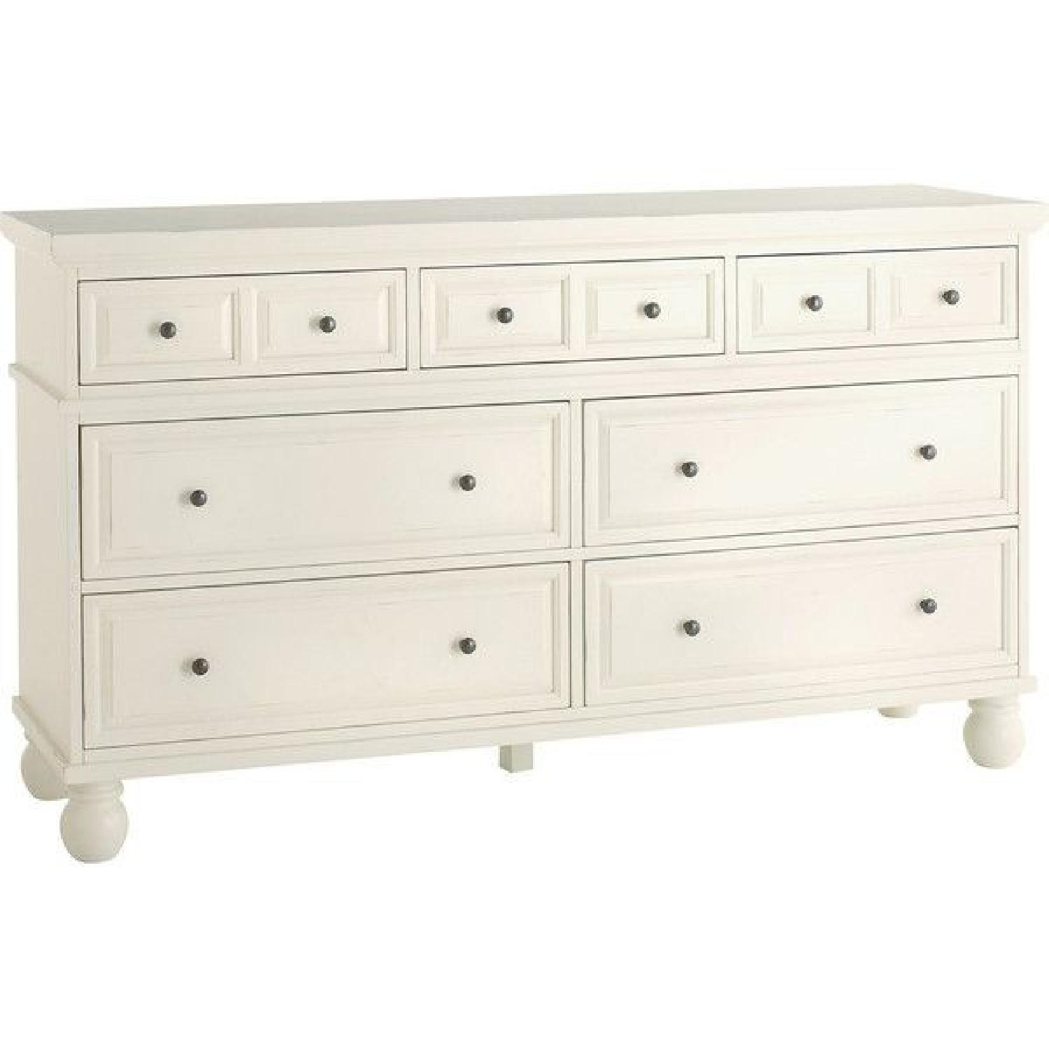 Pier 1 Antique White 7-Drawer Dresser - image-0
