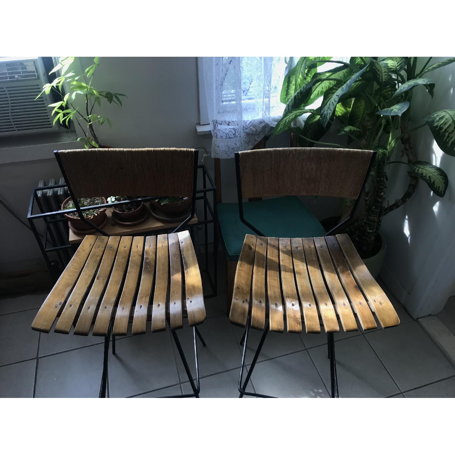 Arthur Umanoff Jute Bar Stools - image-4