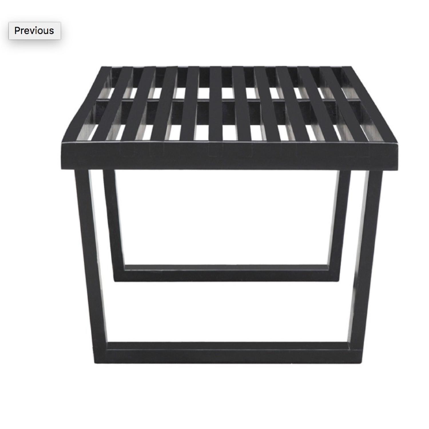 Mid Century Style George Nelson Bench in Black Wood Finish - image-2