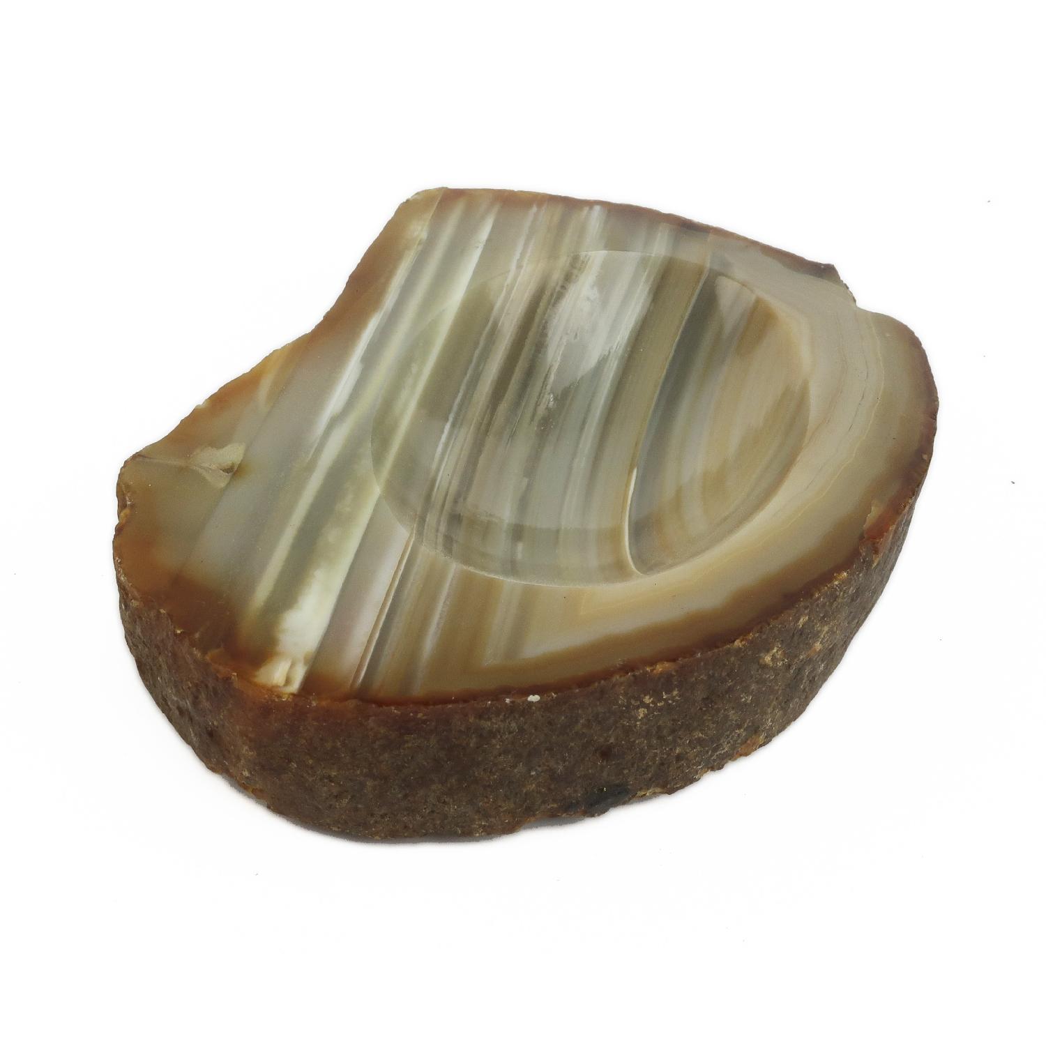 Vintage Carved Stone Ashtray - image-5