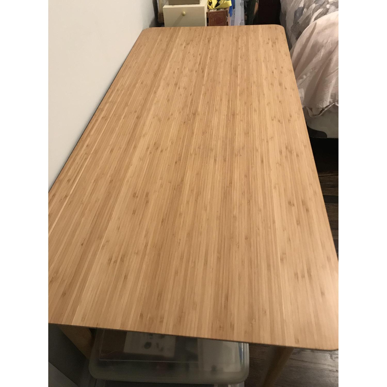 Ikea Ovraryd Bamboo Dining Table AptDeco