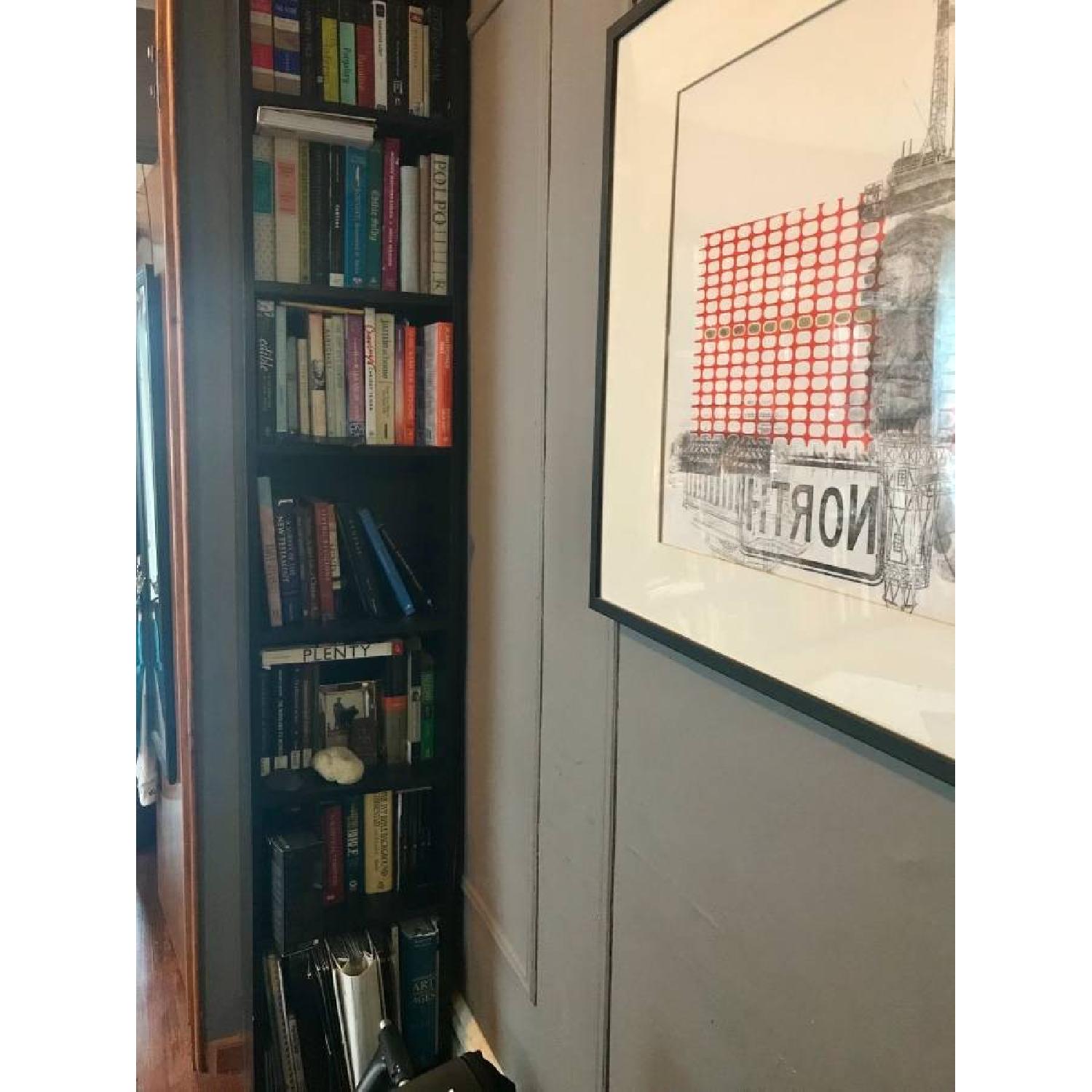 Ikea Billy Bookshelves in Black-Brown w/ Extensions - image-2