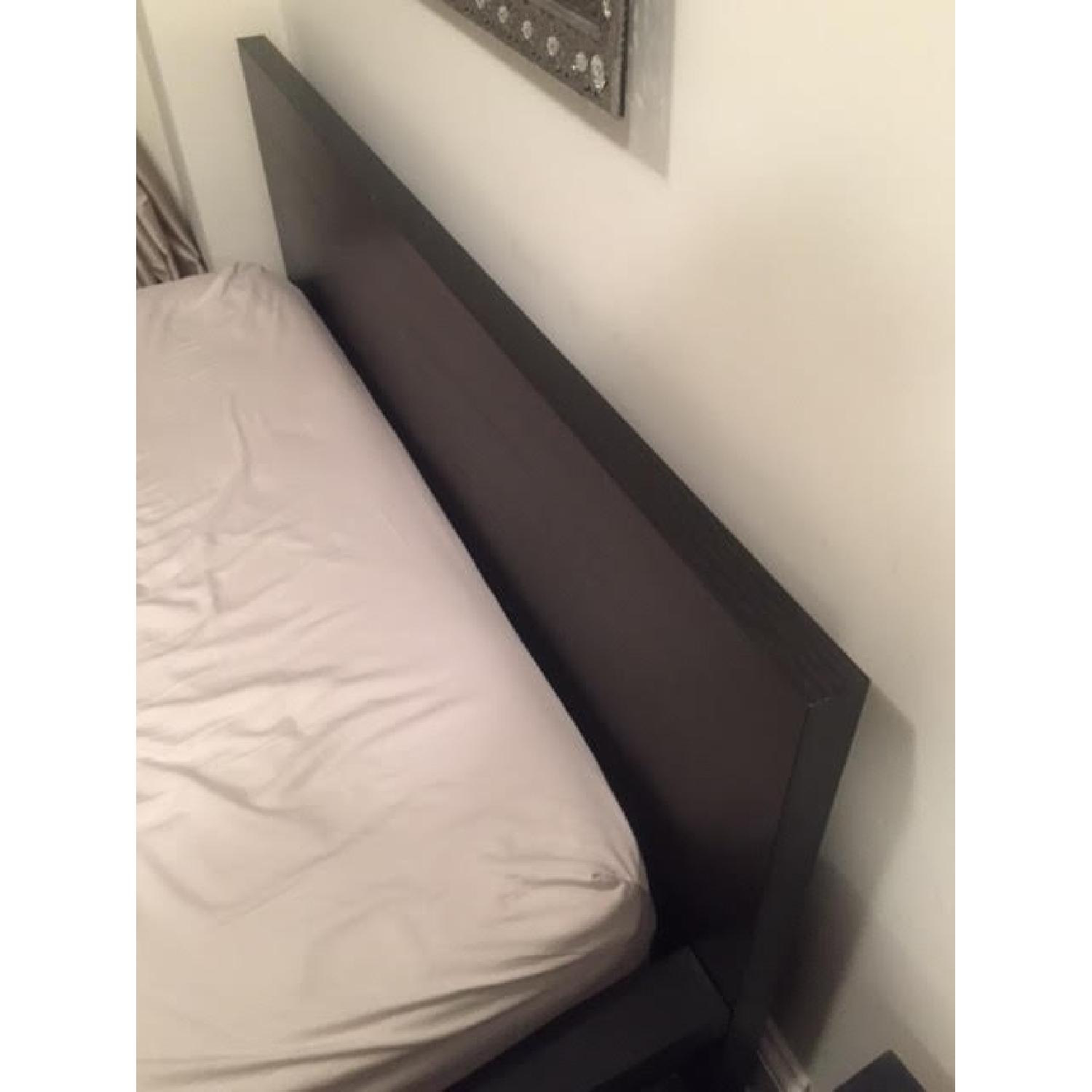 Ikea Malm Queen High Bed Frame w/ Headboard - image-1