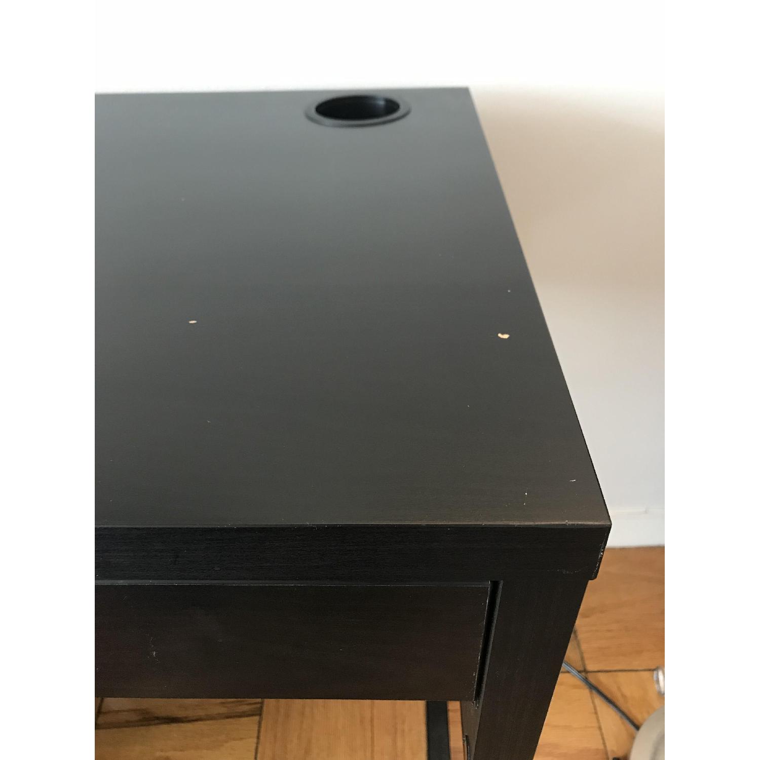 Ikea Micke Black Desk & Swivel Desk Chair - image-6