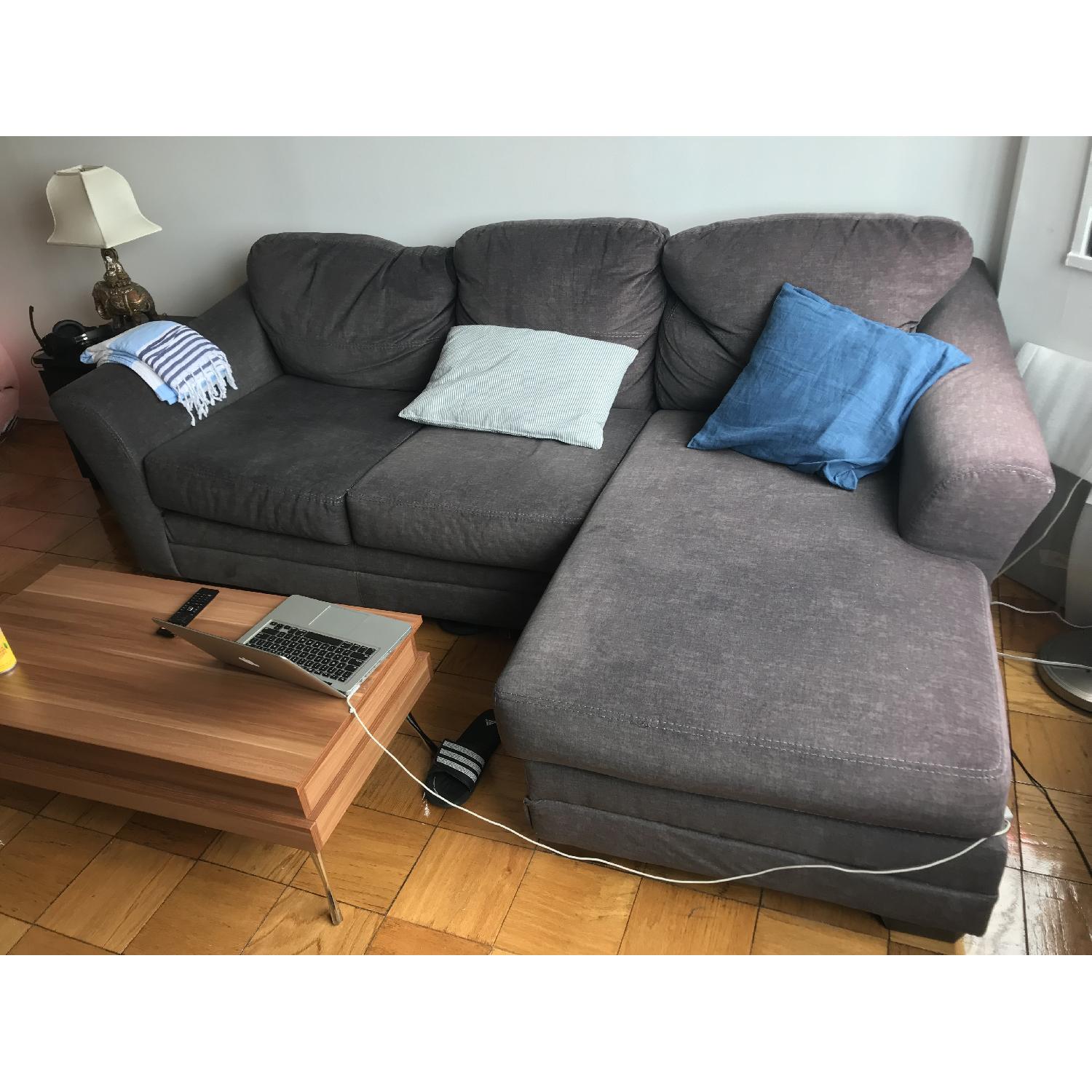 Jennifer Convertibles Bryce 2-Piece Chaise Sectional Sofa - image-2