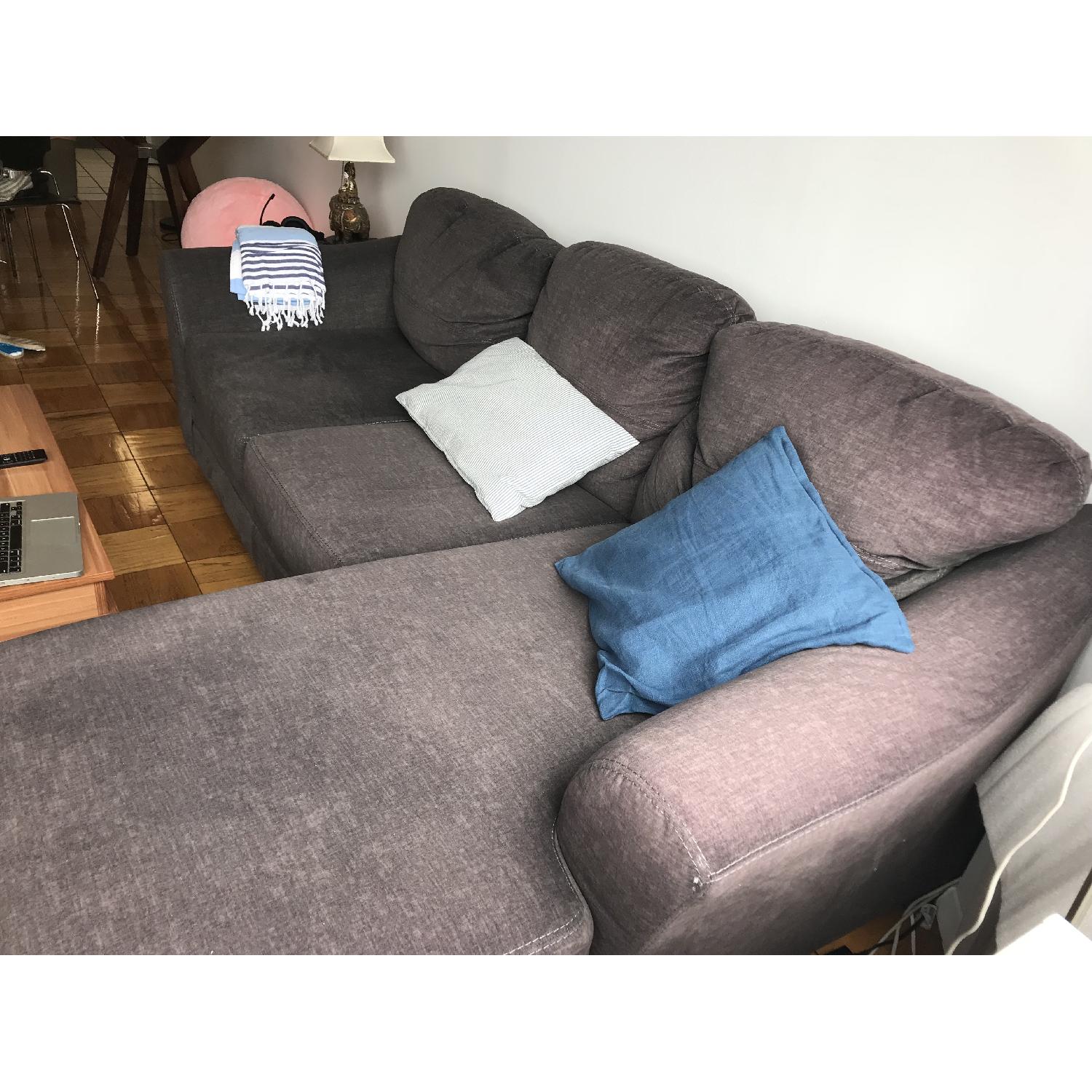 Jennifer Convertibles Bryce 2-Piece Chaise Sectional Sofa - image-3