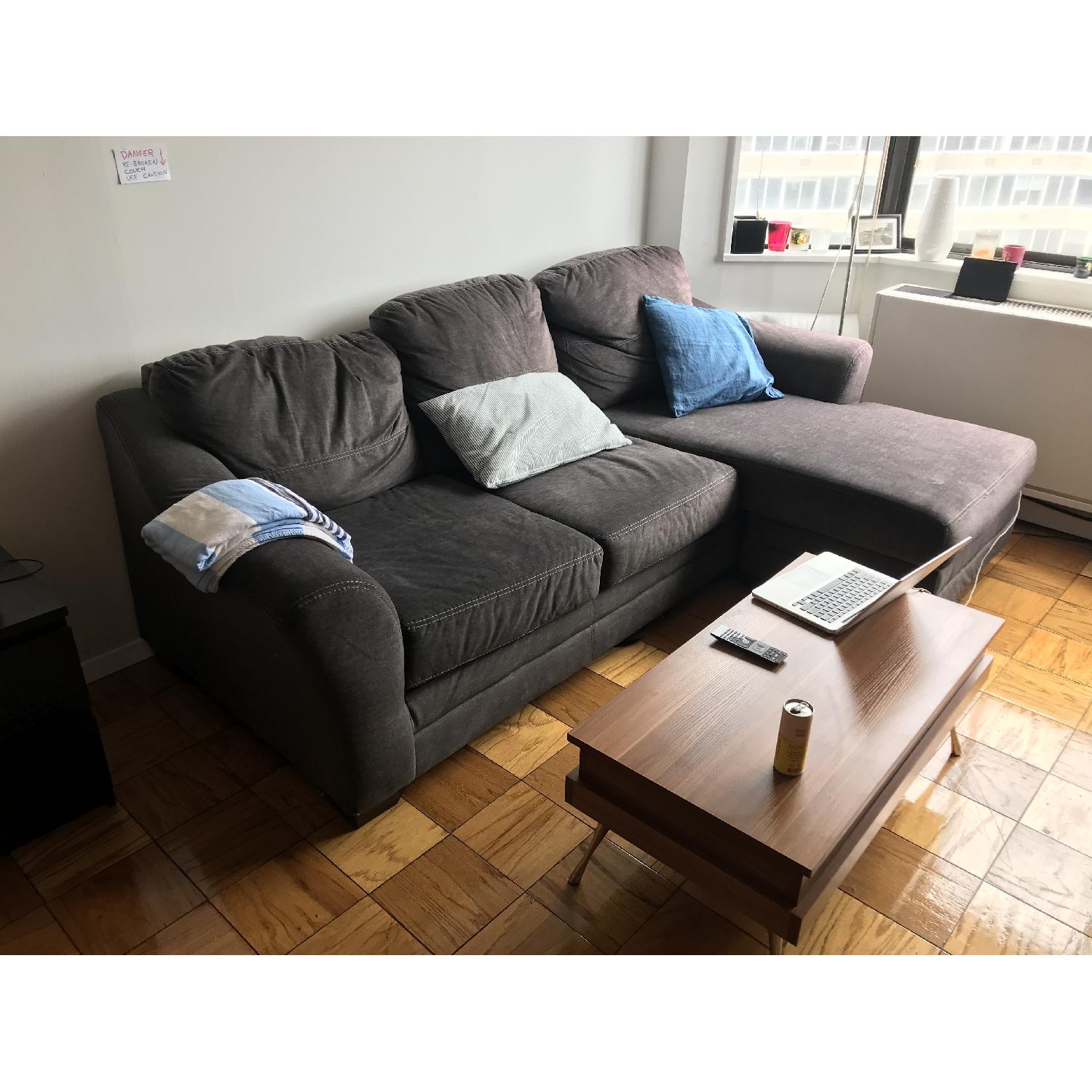 Jennifer Convertibles Bryce 2-Piece Chaise Sectional Sofa - image-4