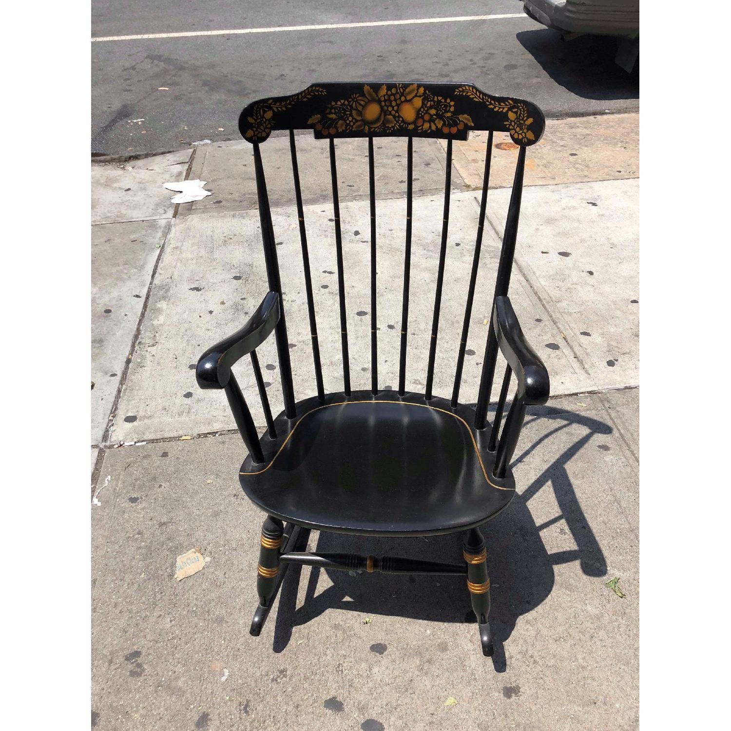 Vintage Nichols & Stone Hitchcock Rocking Chair - image-6