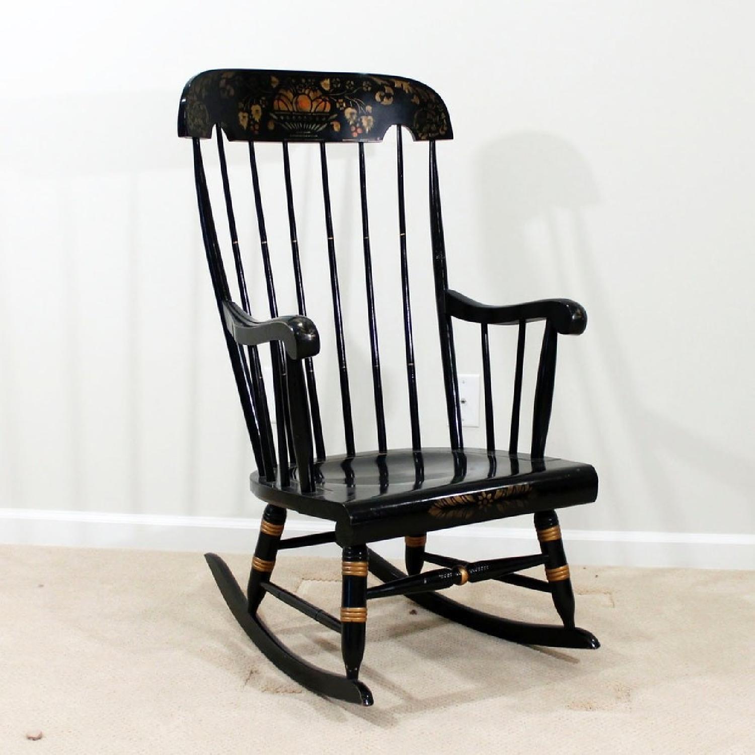 Vintage Nichols & Stone Hitchcock Rocking Chair - image-19