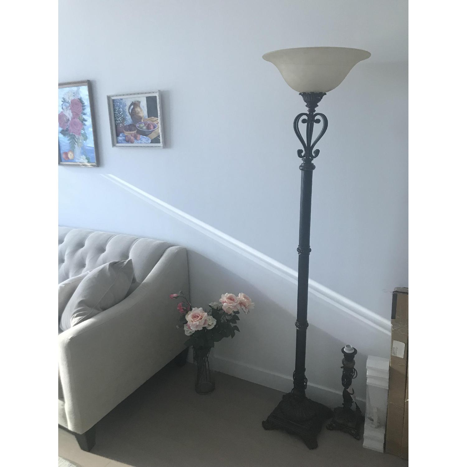 Raymour & Flanigan Torchiere Floor Lamps - image-3