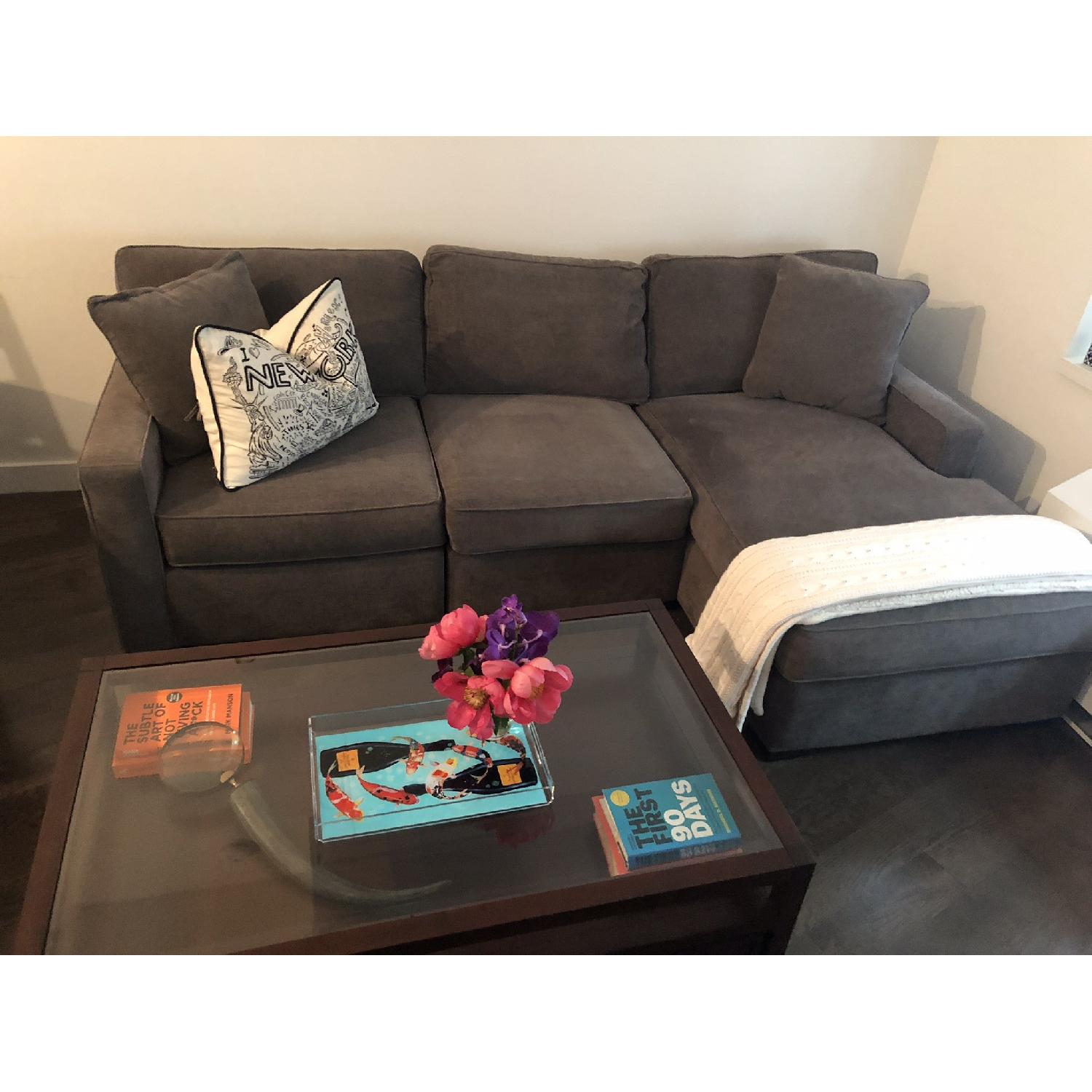 Macy's Radley 3-Piece Fabric Chaise Sectional Sofa - image-2