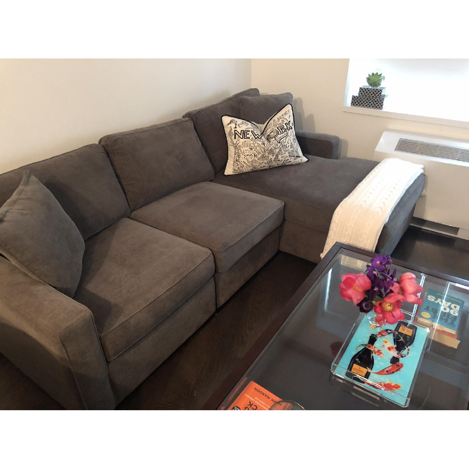 Macy's Radley 3-Piece Fabric Chaise Sectional Sofa - image-3