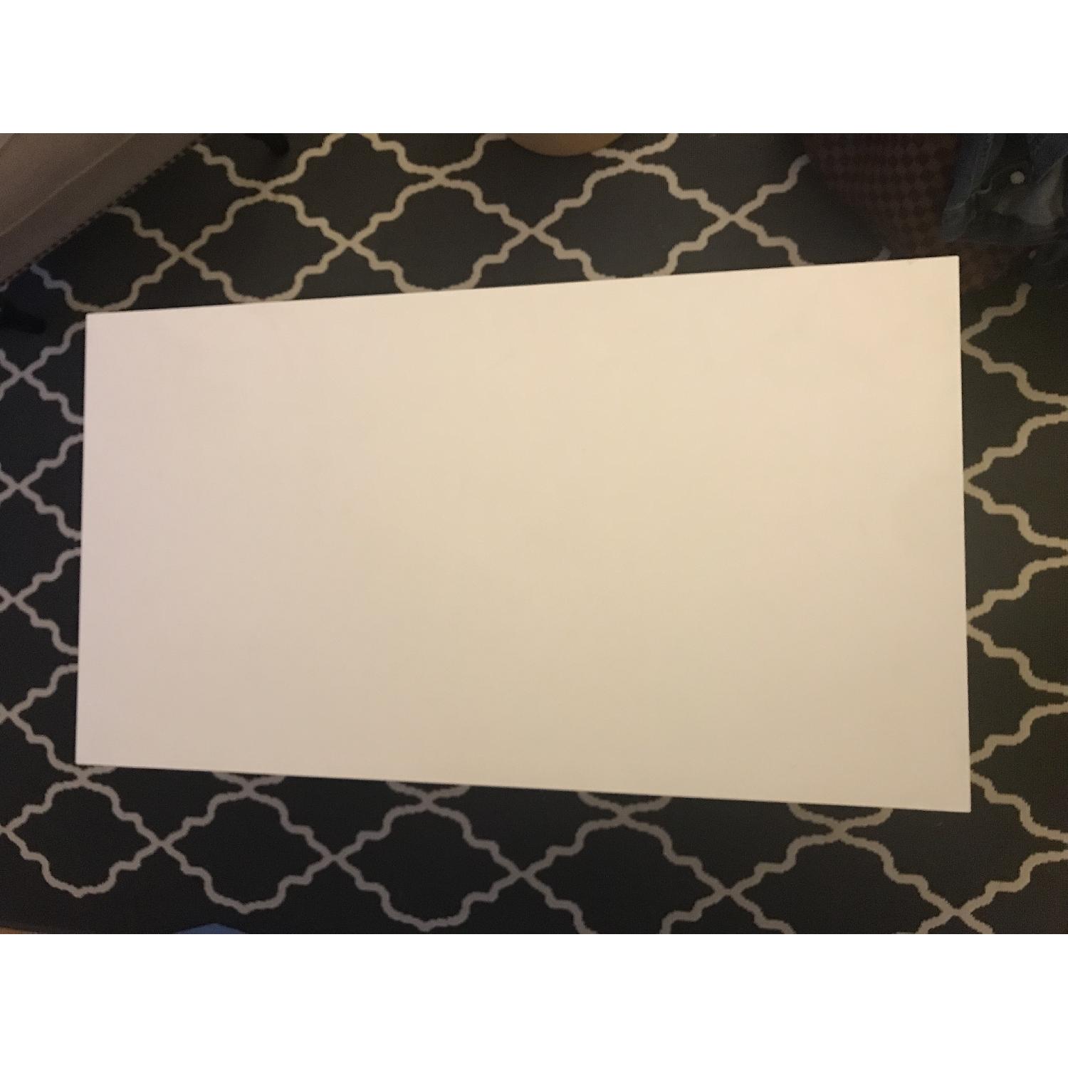 White Rectangle Coffee Table - image-3