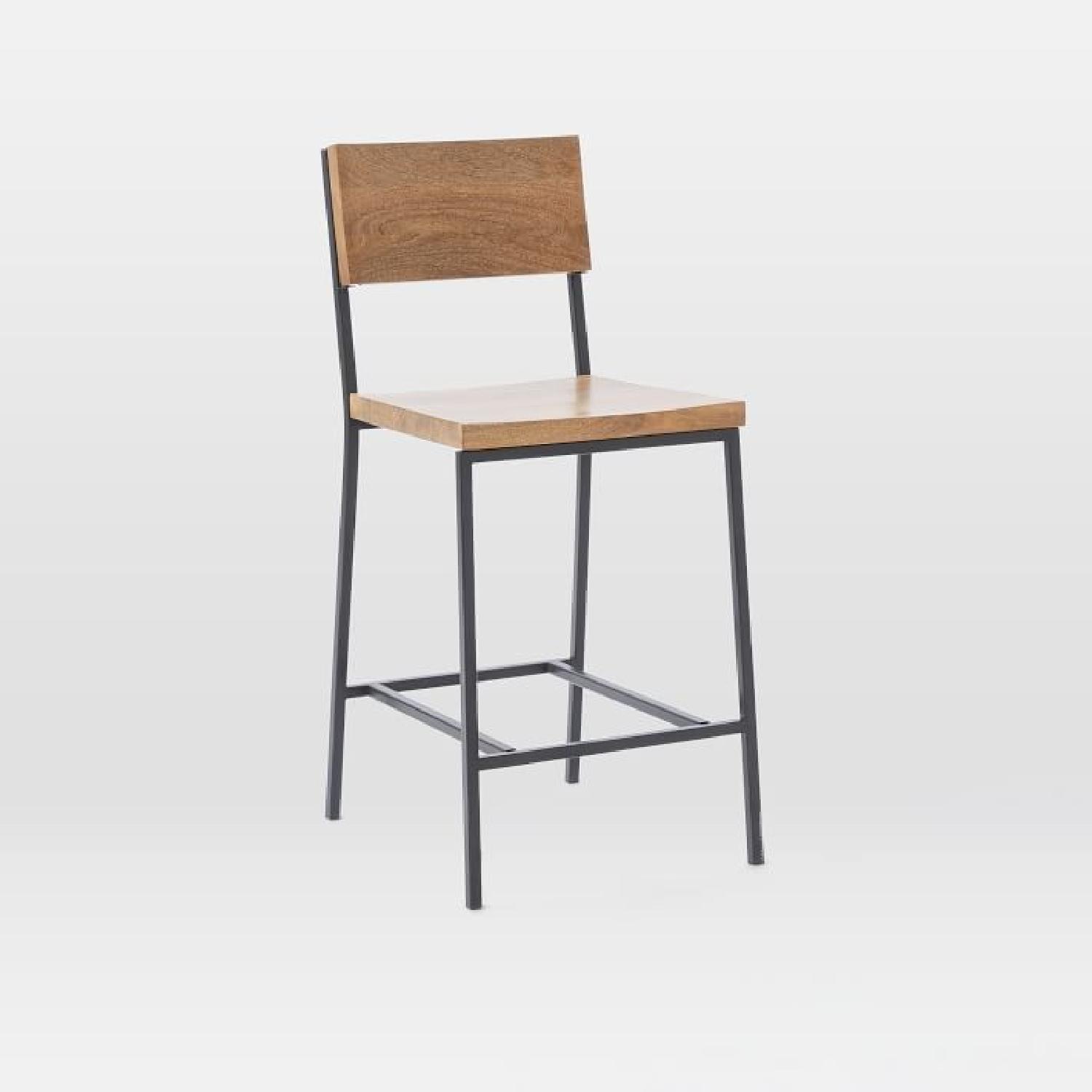 West Elm Rustic Counter Stools - image-1