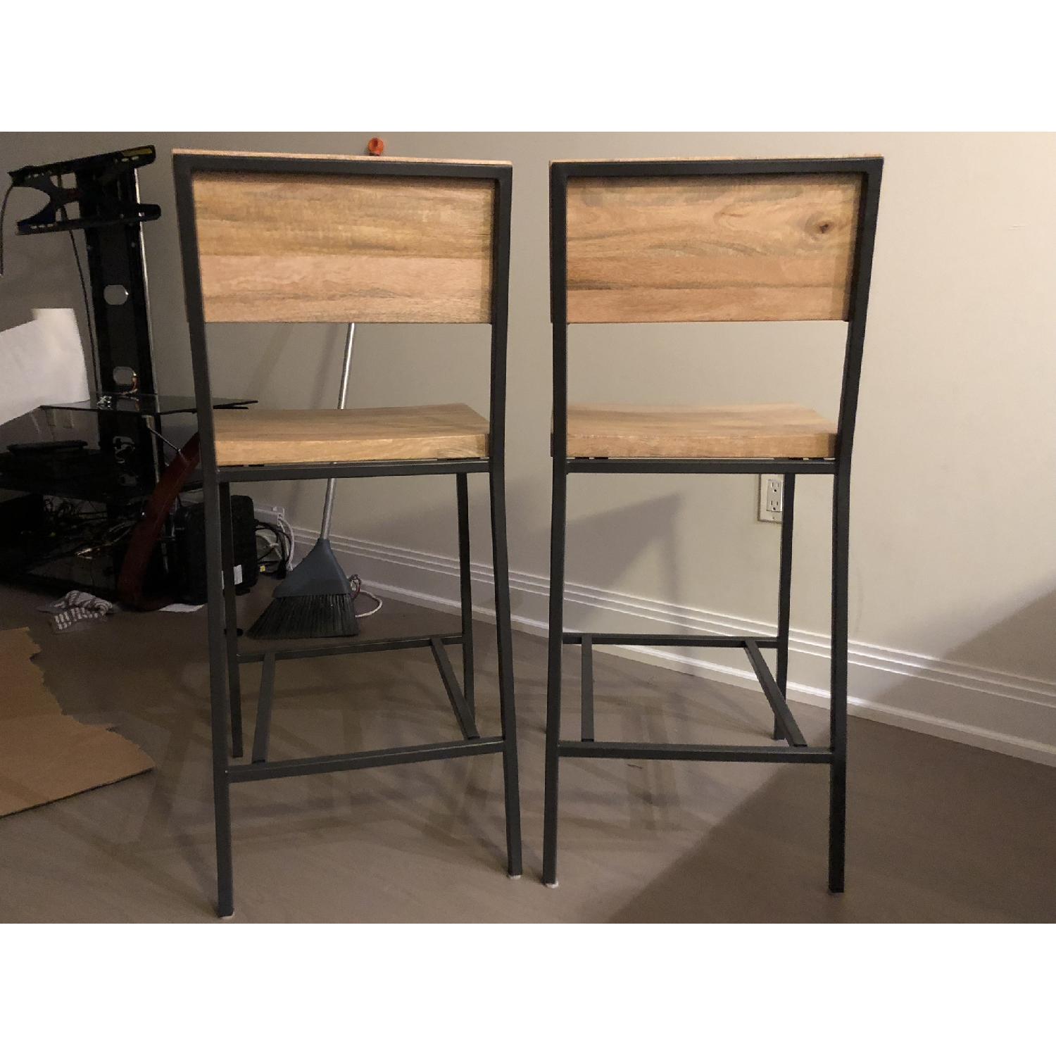 West Elm Rustic Counter Stools - image-10