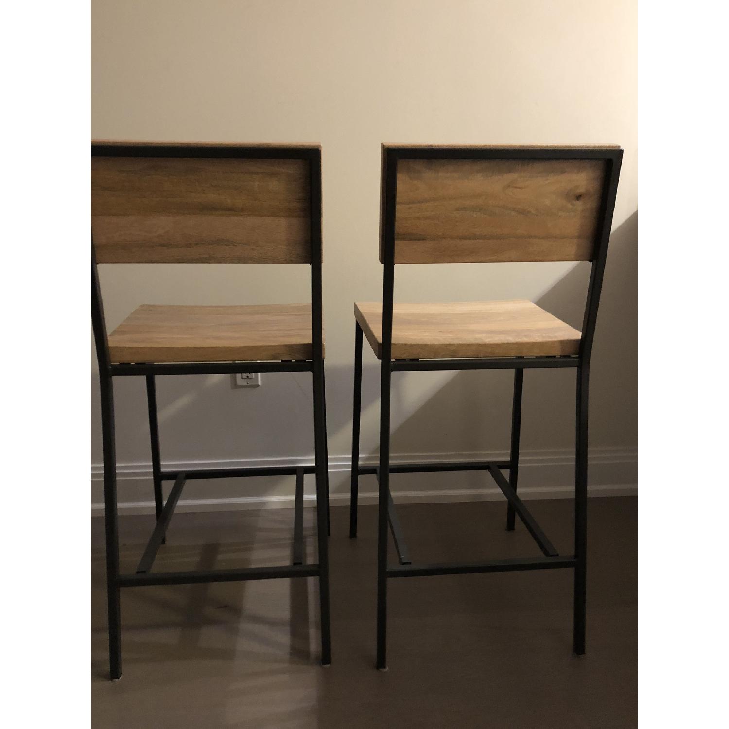 West Elm Rustic Counter Stools - image-13