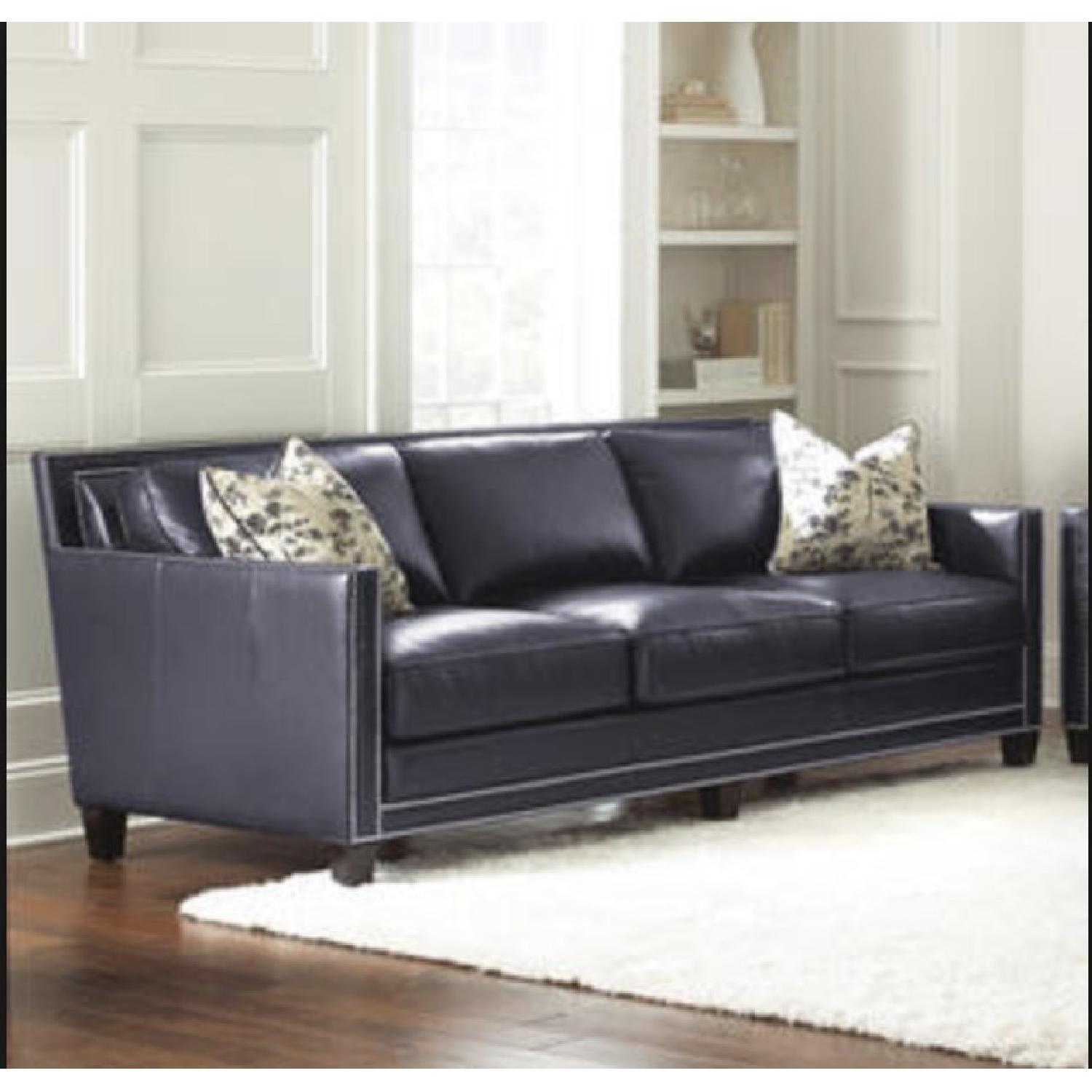 Steve Silver Furniture Hendrix Leather Sofa - image-2