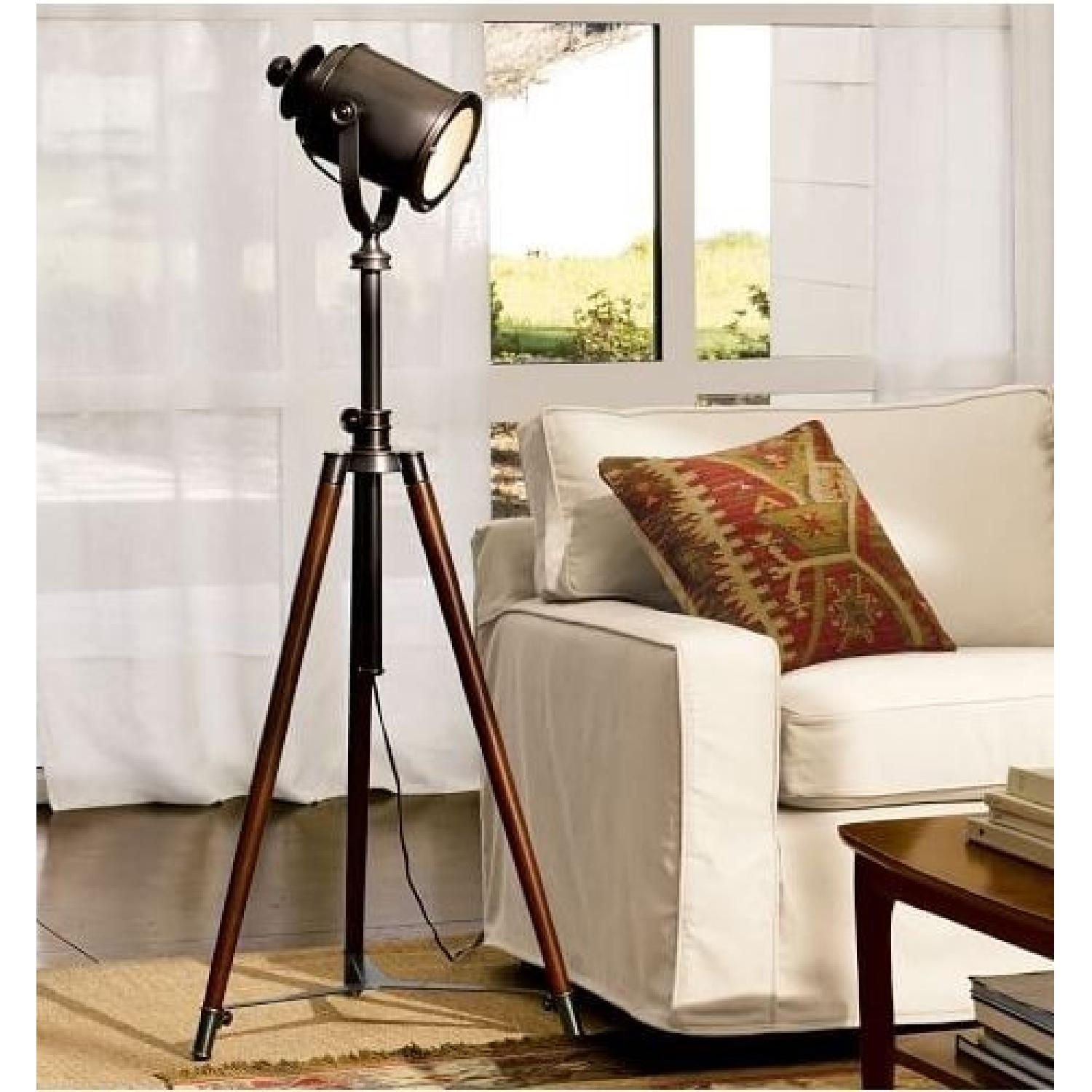 Pottery Barn Photographer's Tripod Floor Lamp - image-5