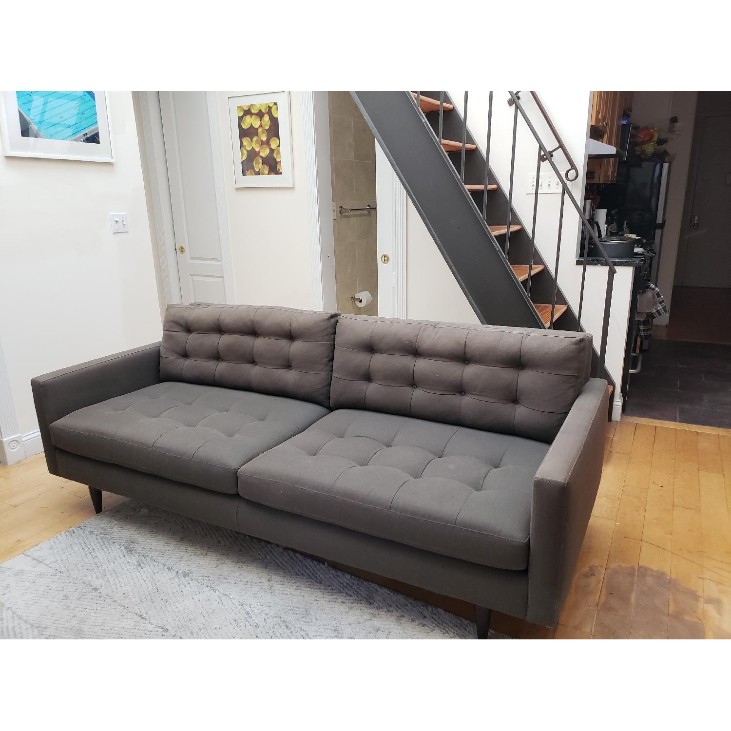 Crate & Barrel Petrie Mid Century Sofa - image-2