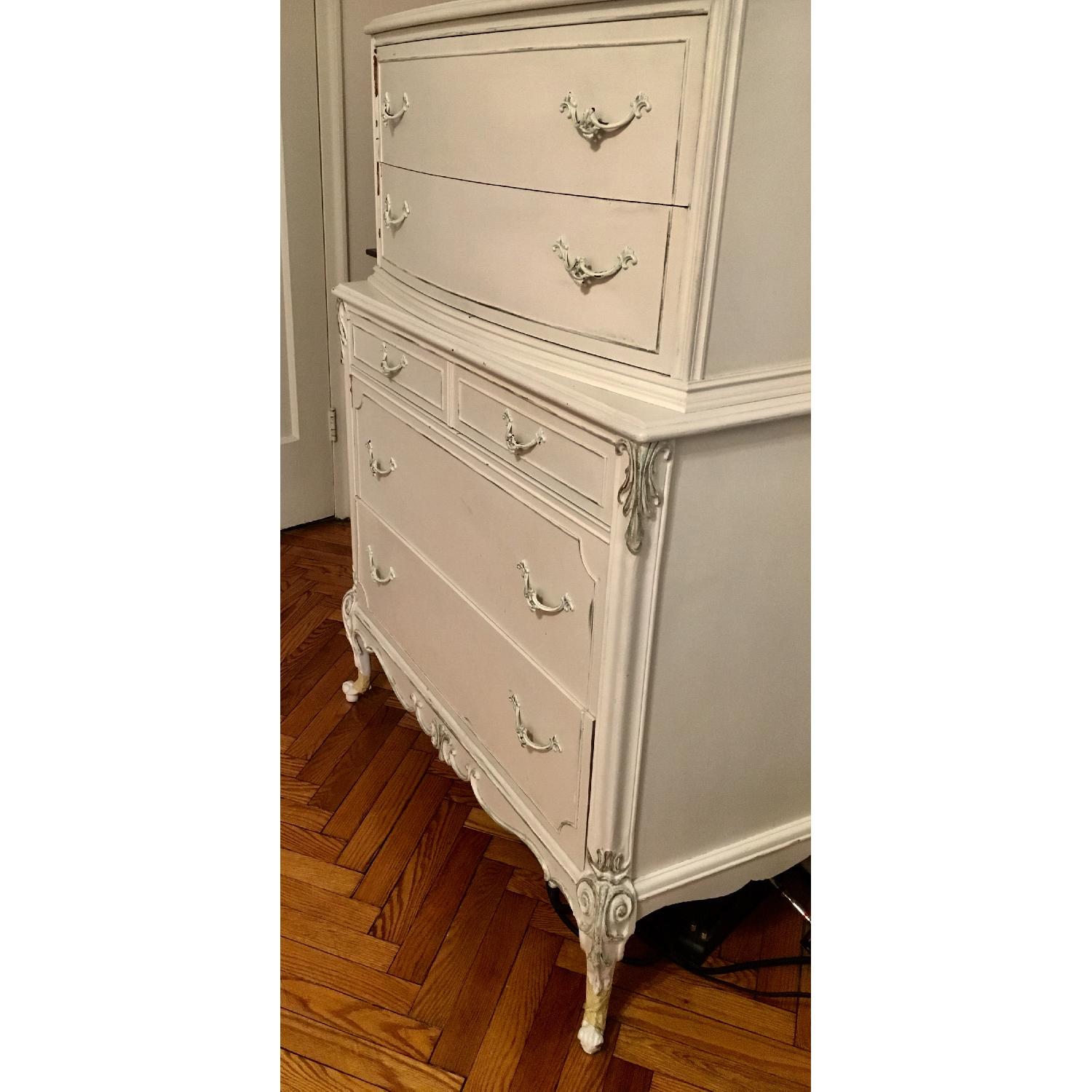 Antique White Dresser - AptDeco