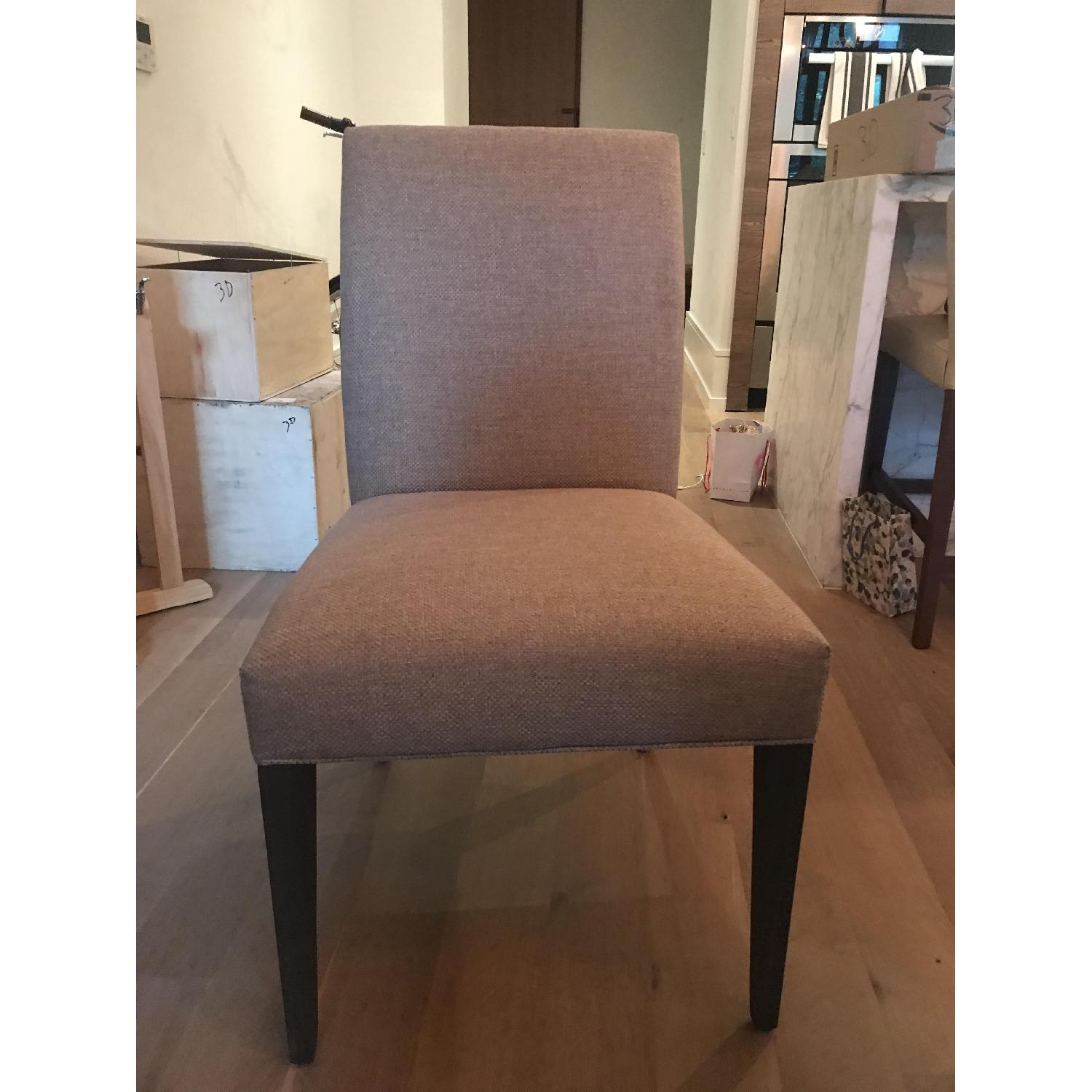 Crate & Barrel Miles Upholstered Dining Chairs - image-2